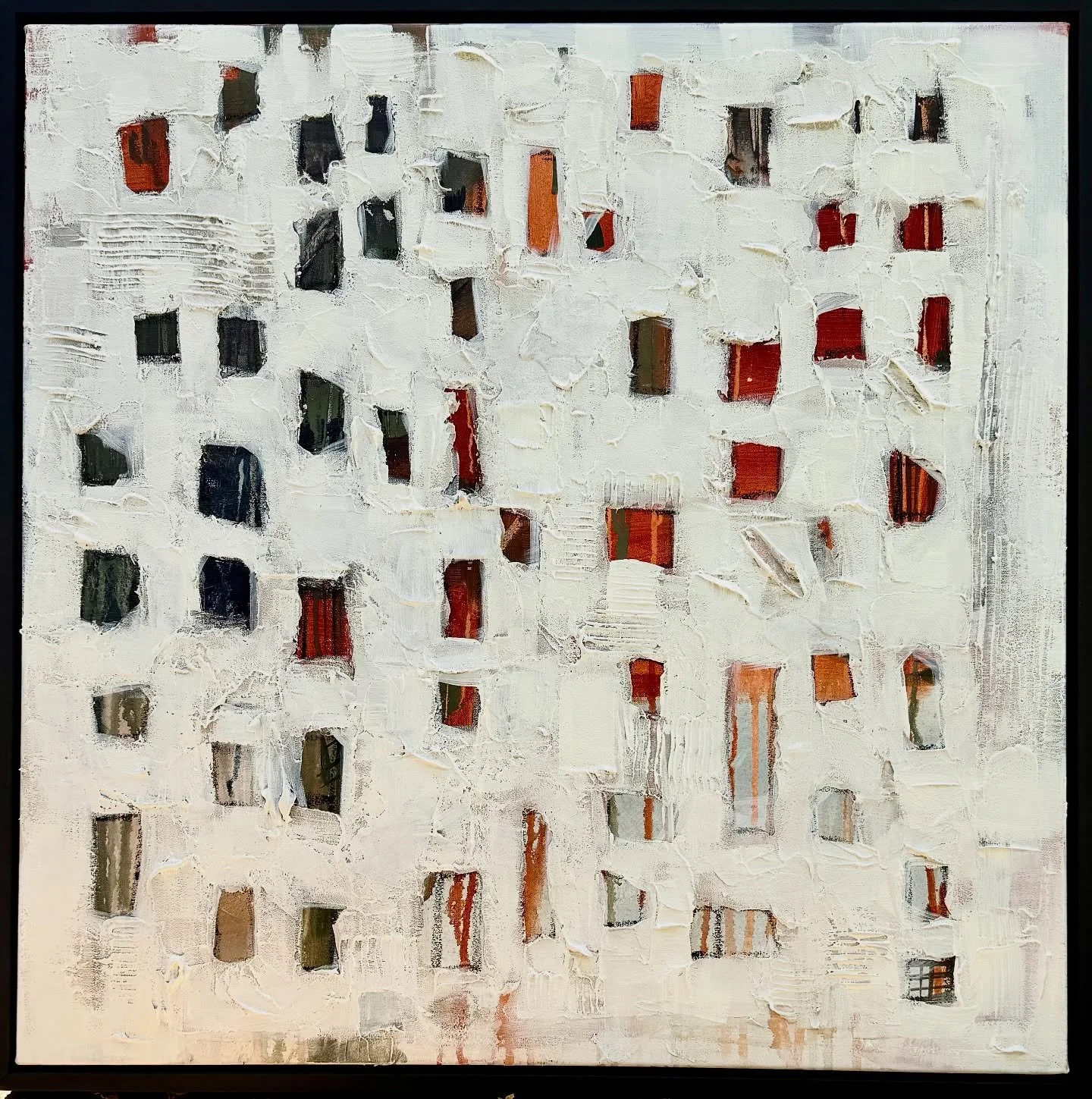 Exploring lots of new ideas, techniques and materiality. You&rsquo;re witnessing an artist trying all sorts of styles to self educate and explore, while being surprised with what resonates along the way. 

I &ldquo;let myself&rdquo; use the really go