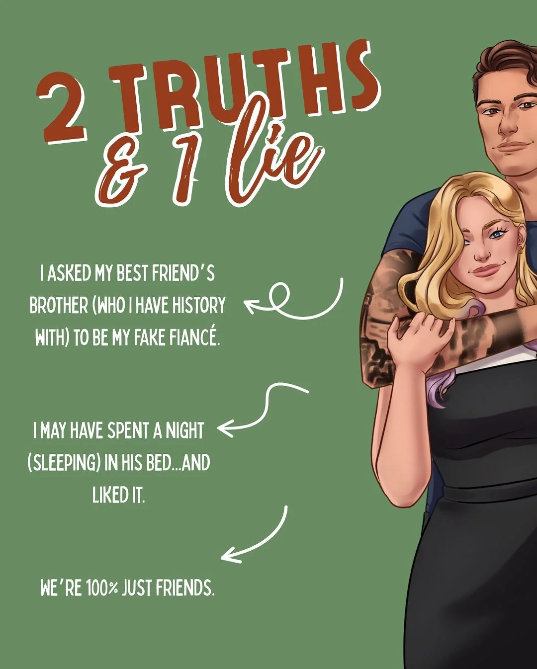 This post is very apt because a non-zero number of lies are told in this book. π
πThis Kind of Forever by Bobbi Maclaren, available now on KU and in paperback π
What to expect:
π Small town
π Single dad
π Best friend's brother
π It's always