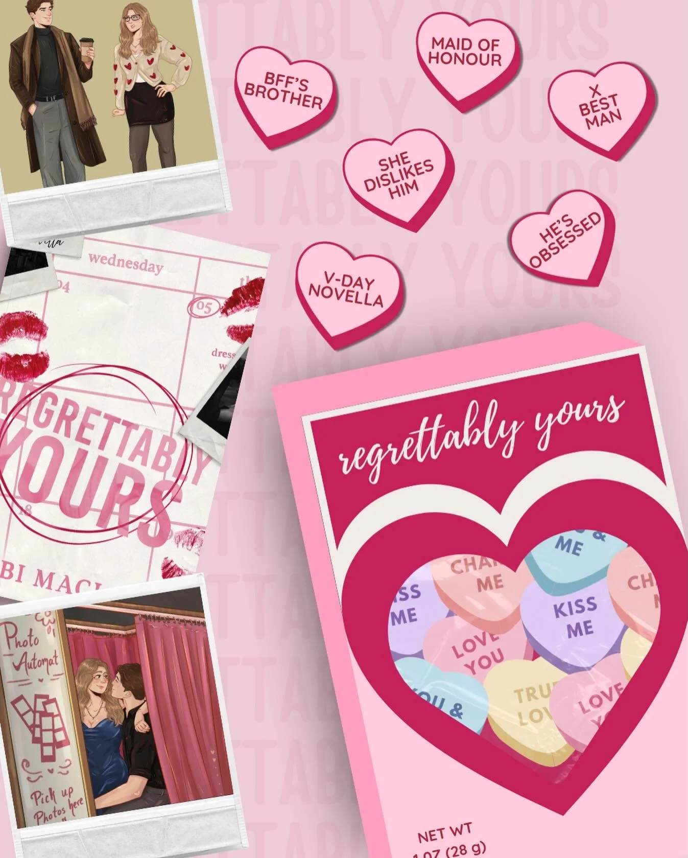 Looking for a quick read this Valentine's Day? Hang out with Harper and Beau for a couple hours!

💌 Regrettably Yours by Bobbi Maclaren, available now on KU 💌

What to expect:
💌 Best man x maid of honour
💌 Best friend's brother
💌 She dislikes hi