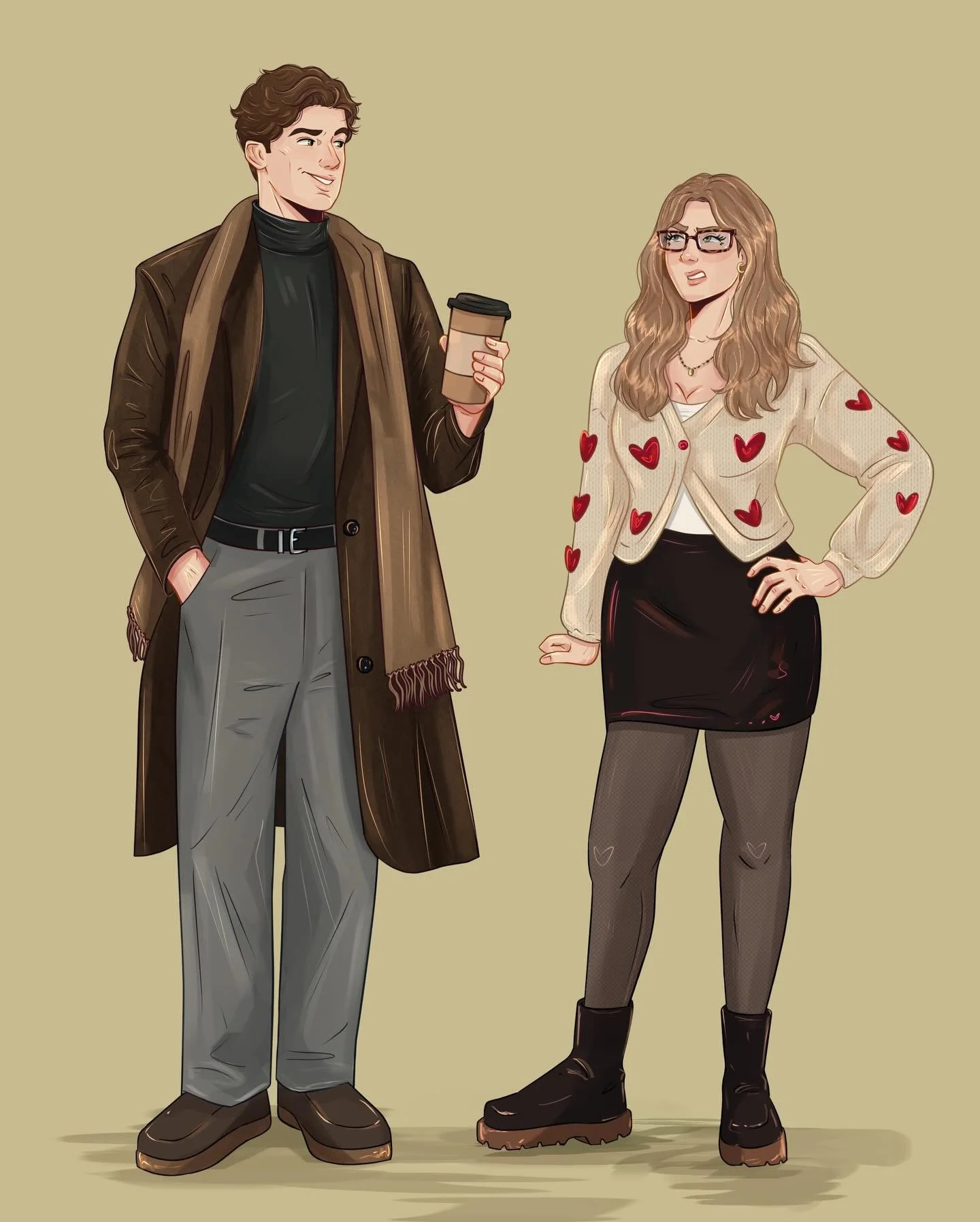 Meet Beau and Harper, the main characters of Regrettably Yours! @wingu_studio knocked it out of the park with this one. I'm obsessed! 😍

💌 Regrettably Yours by Bobbi Maclaren, coming to KU on February 13 💌

What to expect:
💌 Best man x maid of ho