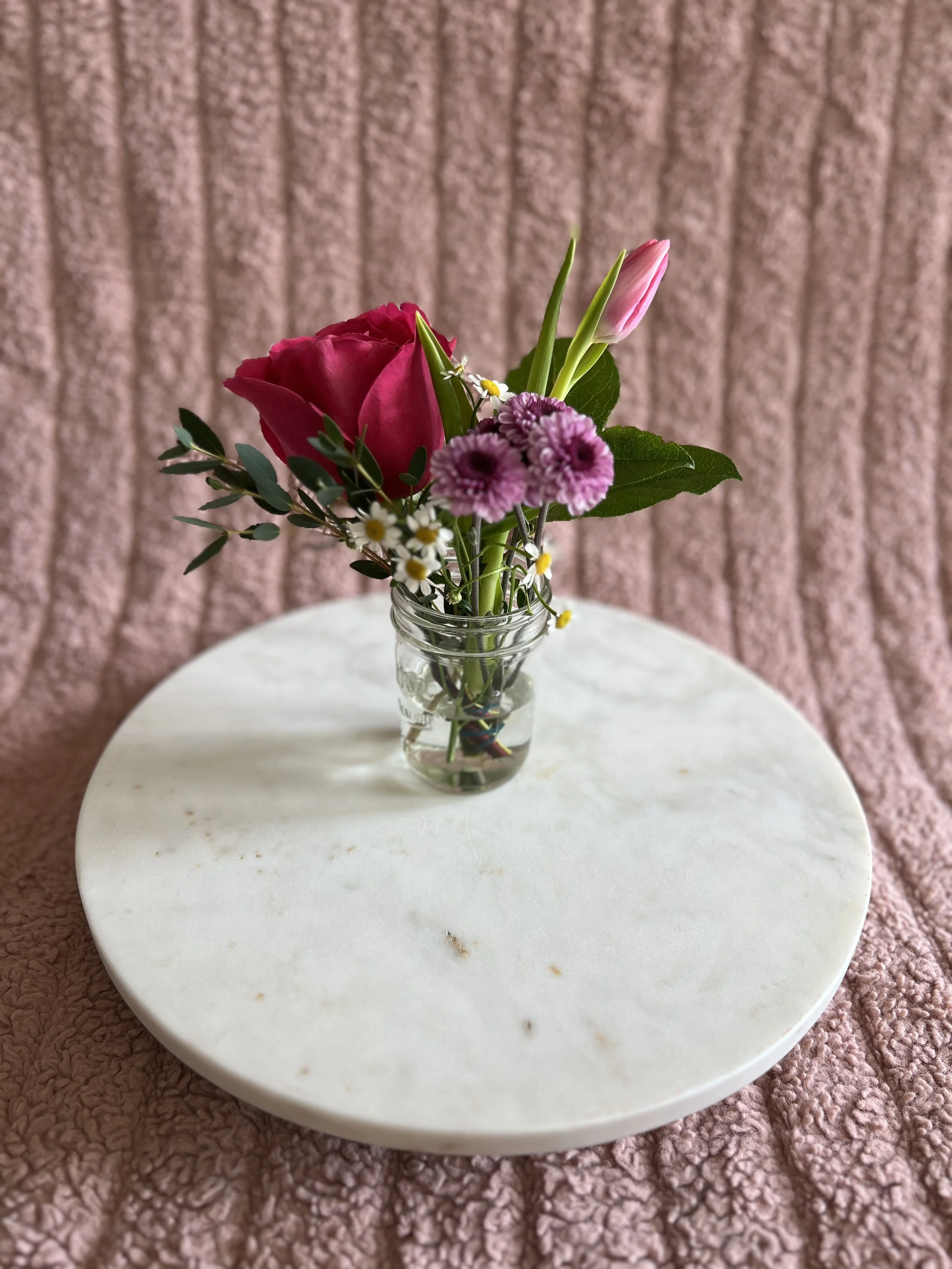 Cup of Joy transferred to a vase