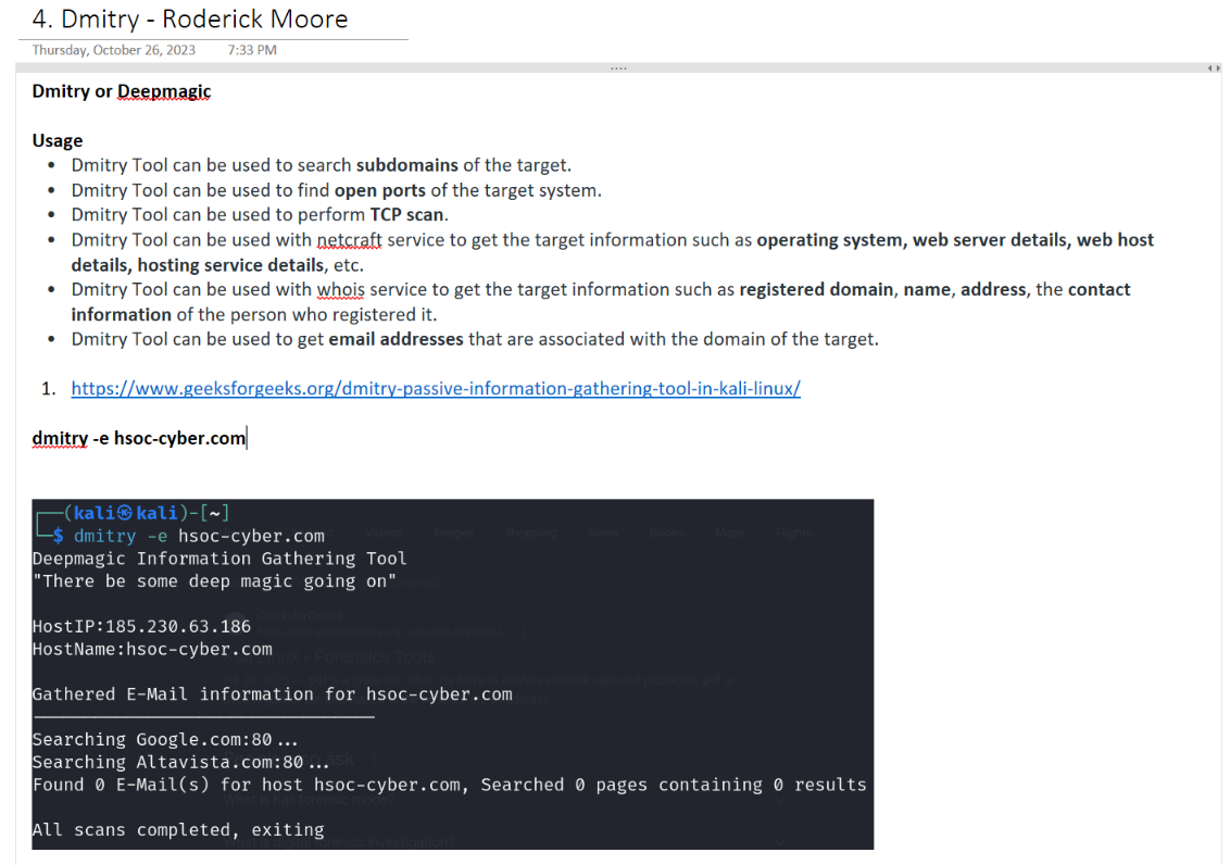 Secure Project Management Project: Research and Present Dmitry