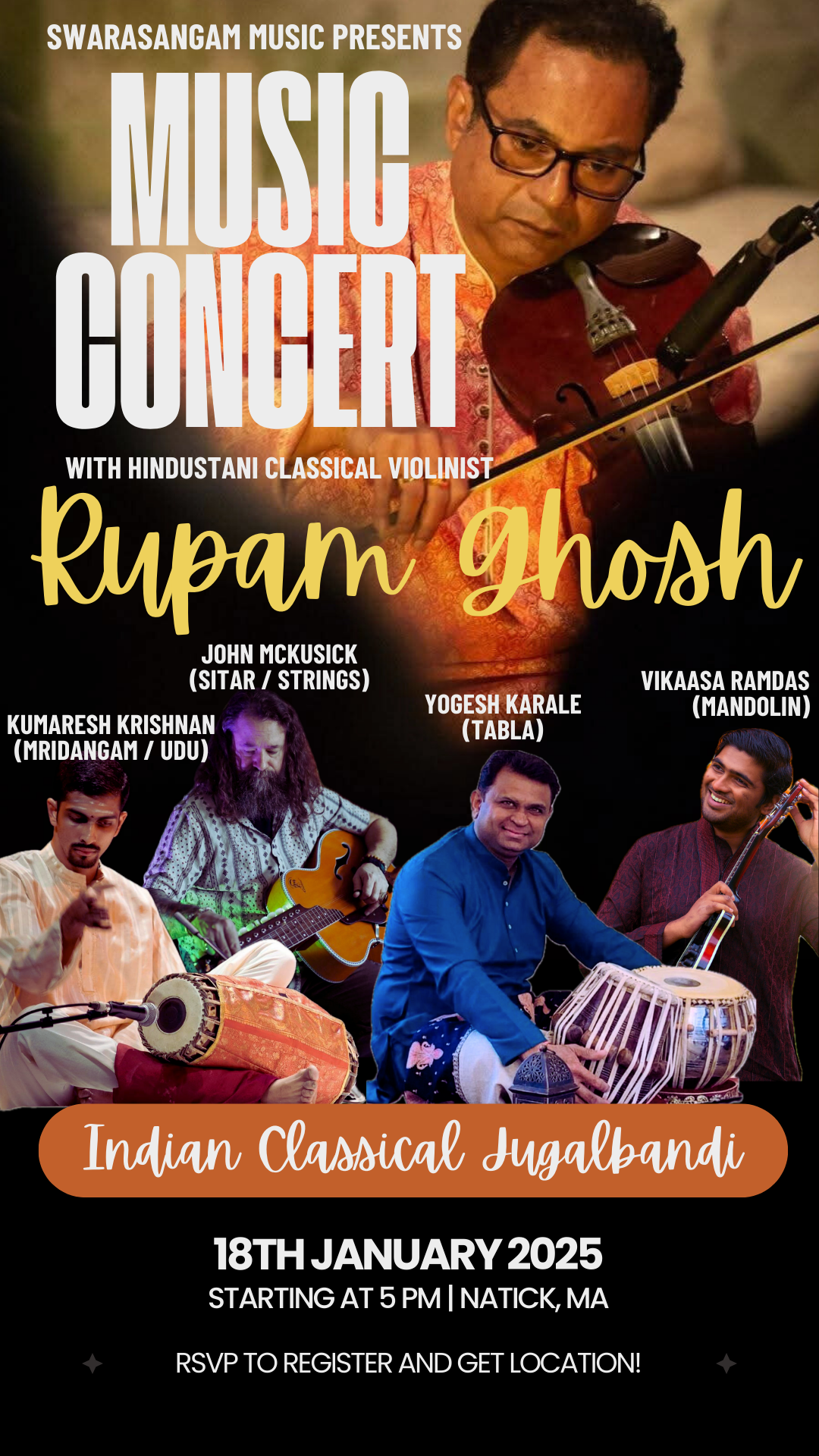 Rupam Ghosh Violin Concert