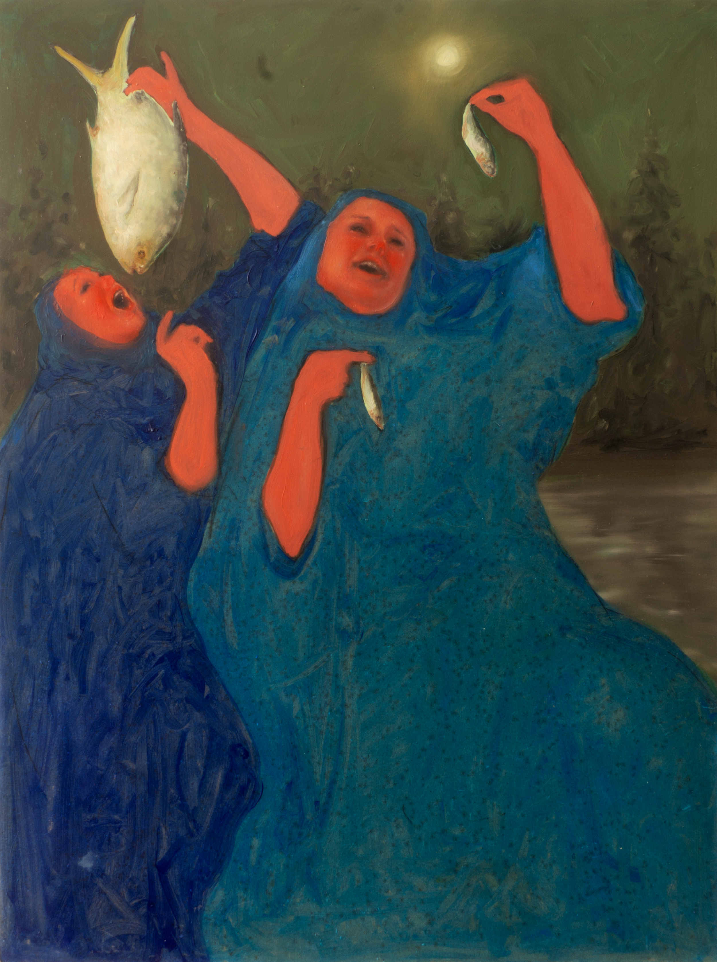 The Celebration, 2023, 12" x 16", oil on panel board (Private Collection)
