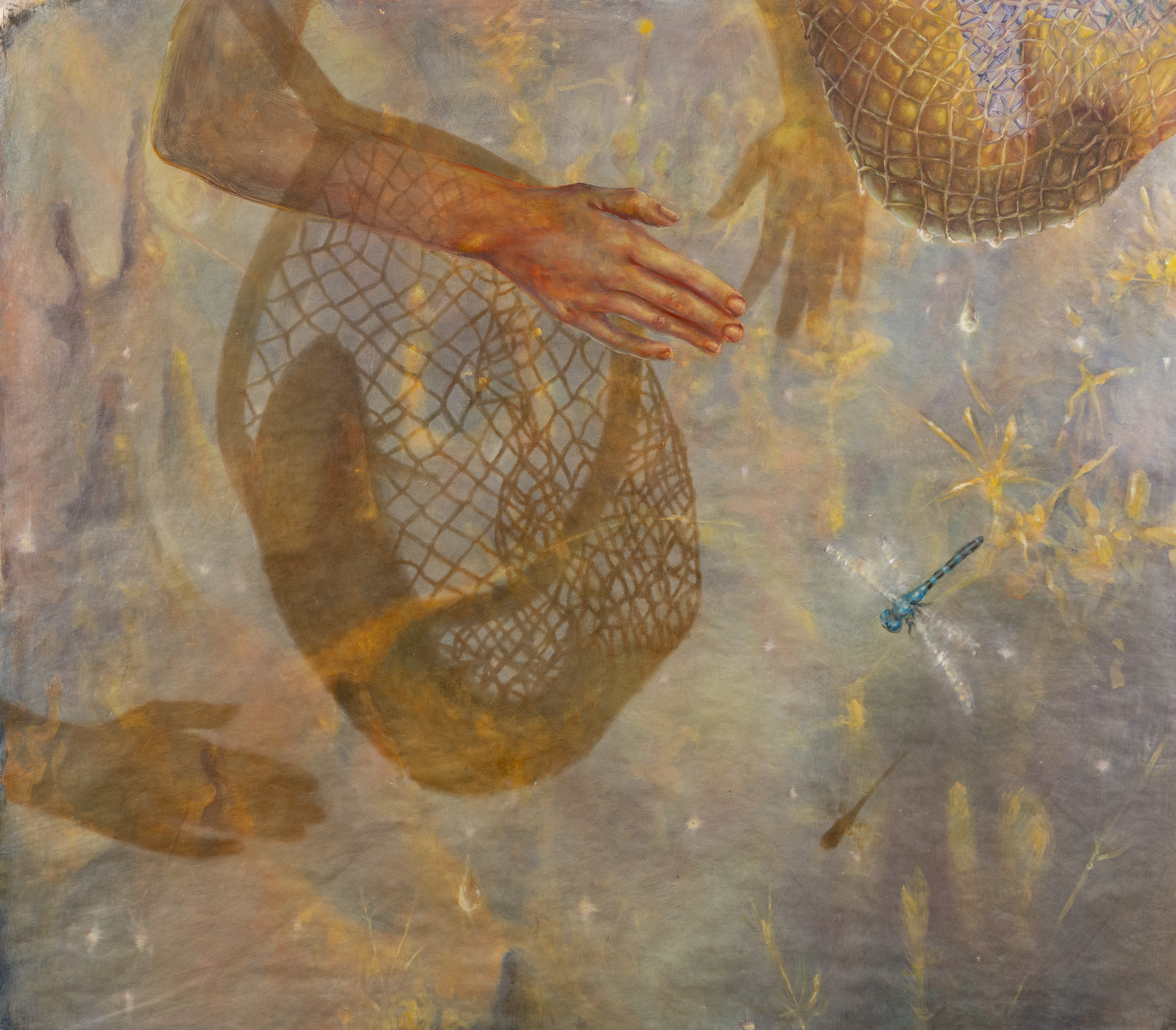 The Removal, 2024, 33" x 29", oil on butcher paper