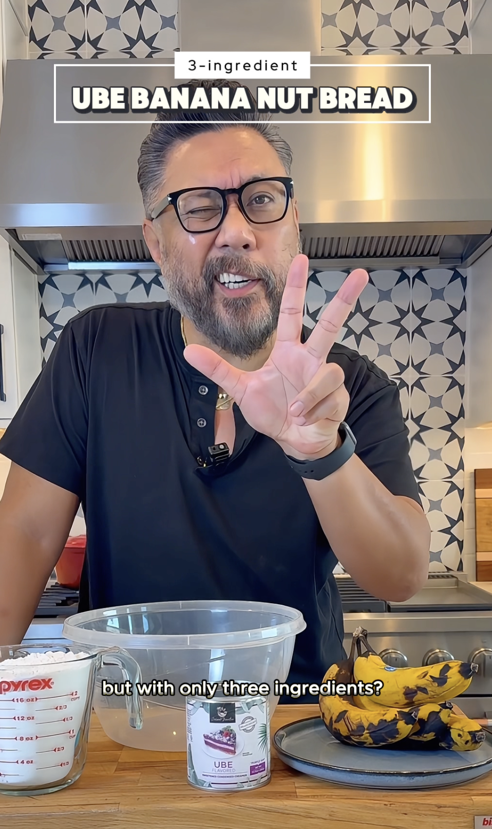 Ube Banana Nut Bread 