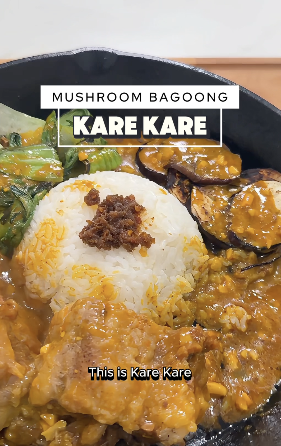 Mushroom Kare Kare
