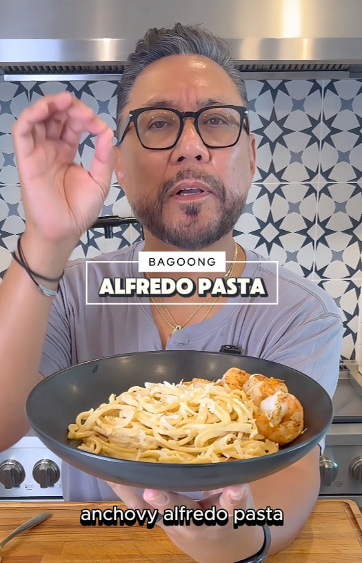 Bagoong Alfredo Pasta