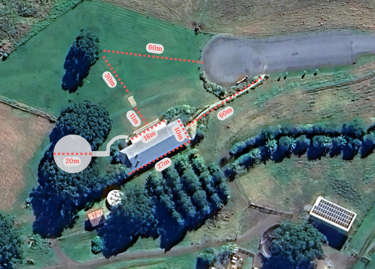 farm restaurant site map