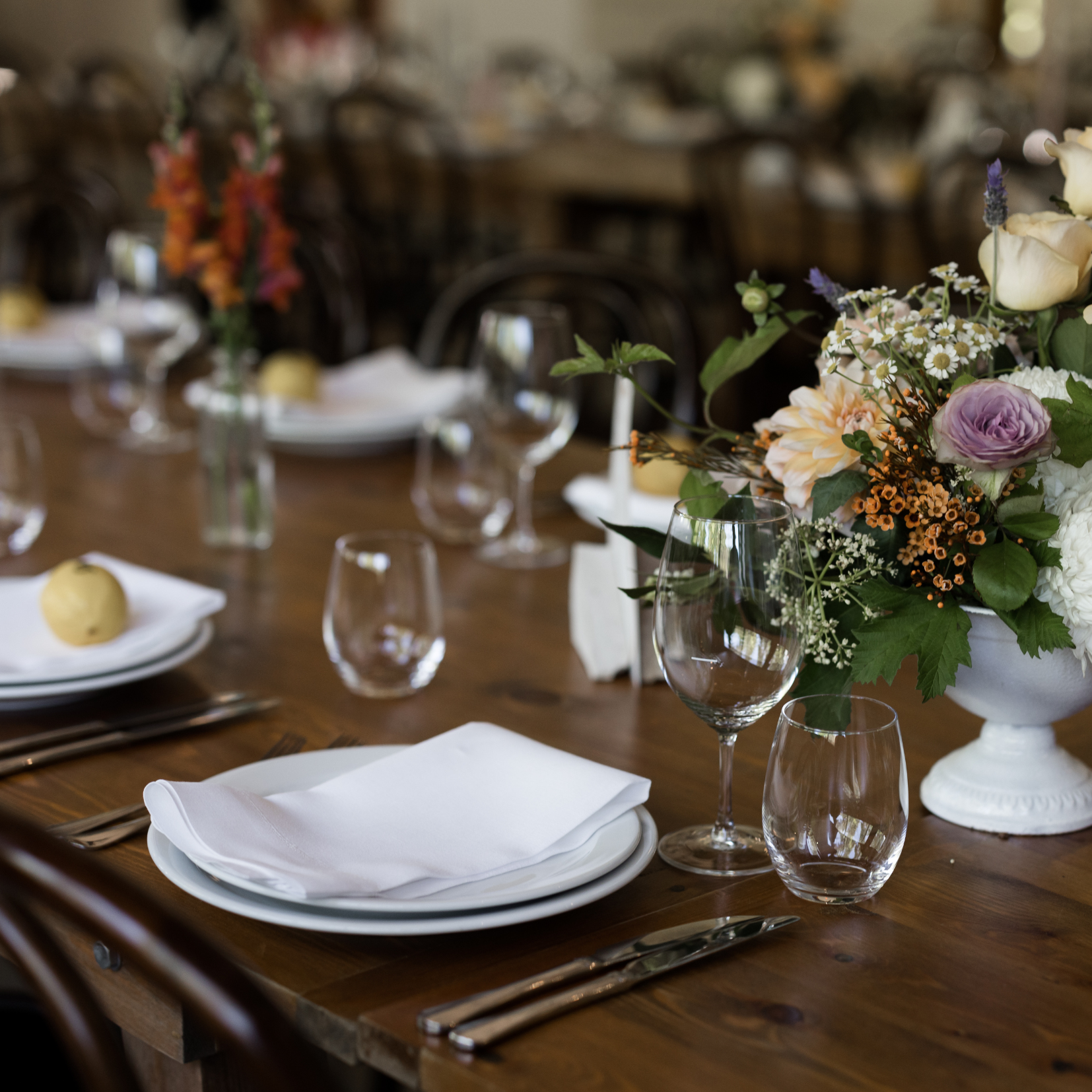 wedding table setting