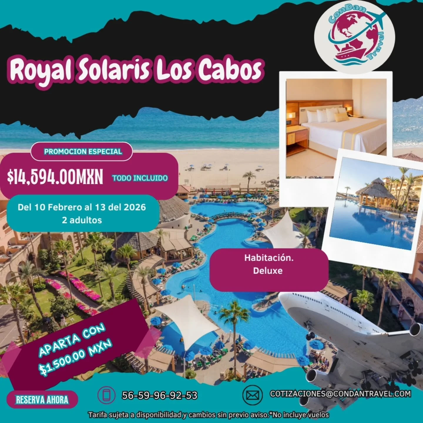 Reserva con nosotros a los mejores precios 💸👌🏻✈️
ConDan Travel... 🫶🏻

#agenciadeviajes #reservaconnosotros #reserva #paratiiiiiii&hearts;️ #loscabos #escapadas #traveltips