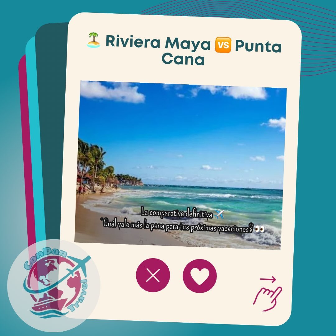 🏝️ &iquest;Riviera Maya o Punta Cana? 🌴 La comparativa definitiva ya est&aacute; aqu&iacute;.

Descubre cu&aacute;l se adapta mejor a tu presupuesto, estilo de viaje y vacaciones so&ntilde;adas. ✈️✨

💬 Cu&eacute;ntanos en los comentarios: &iquest;