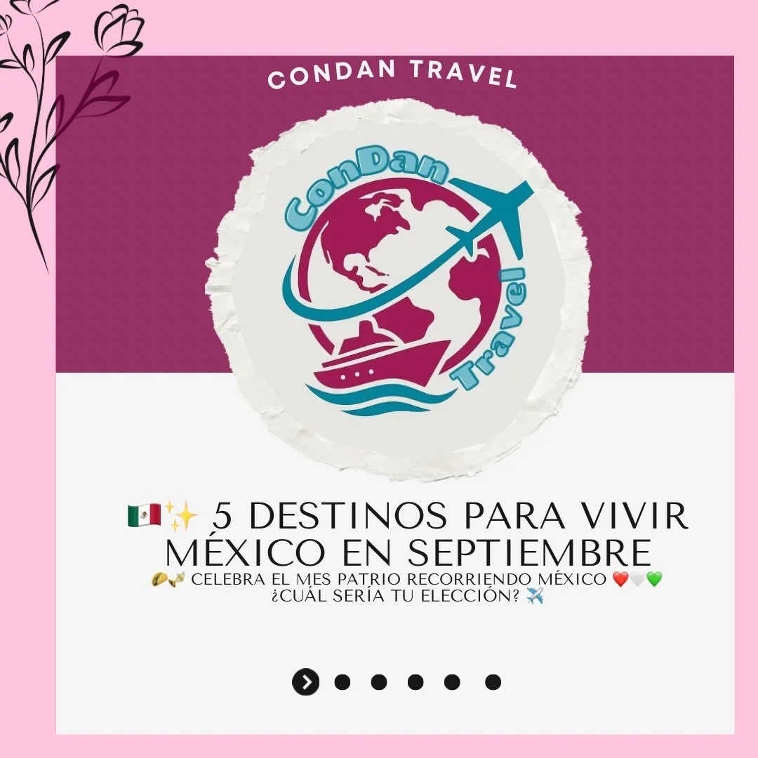 🇲🇽❤️🤍💚 &iexcl;Septiembre se vive mejor viajando! ✈️✨ Celebra el orgullo de ser mexicano descubriendo nuevos lugares, sabores, tradiciones y experiencias. 🌮🎺🇲🇽

📲 &iquest;Listo para hacer tu pr&oacute;ximo viaje realidad? #travel #ᴘᴀʀᴀᴛɪ #age
