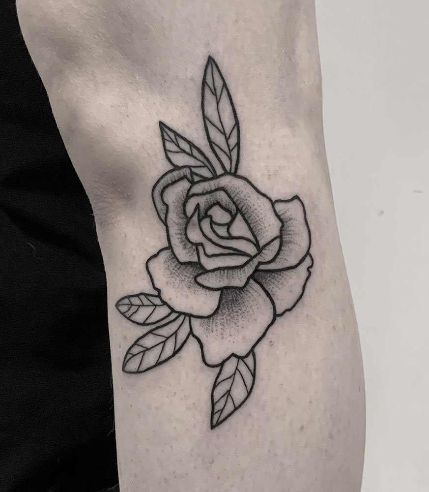Ruusu tatuointi rose tattoo