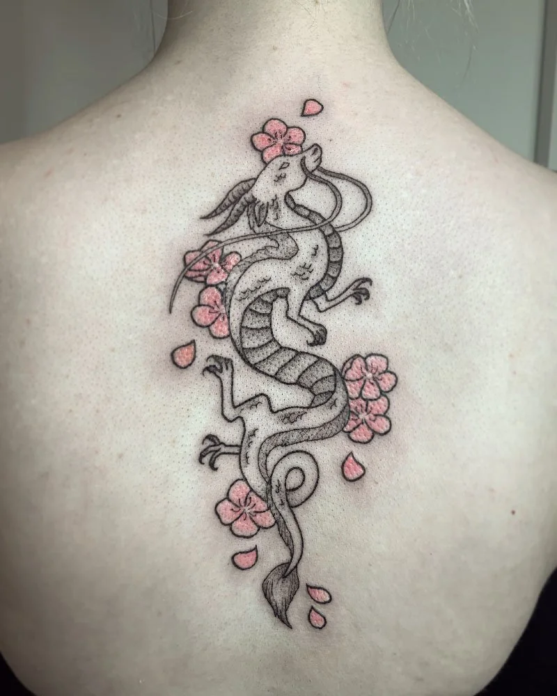 lohikäärme tatuointi dragon tattoo