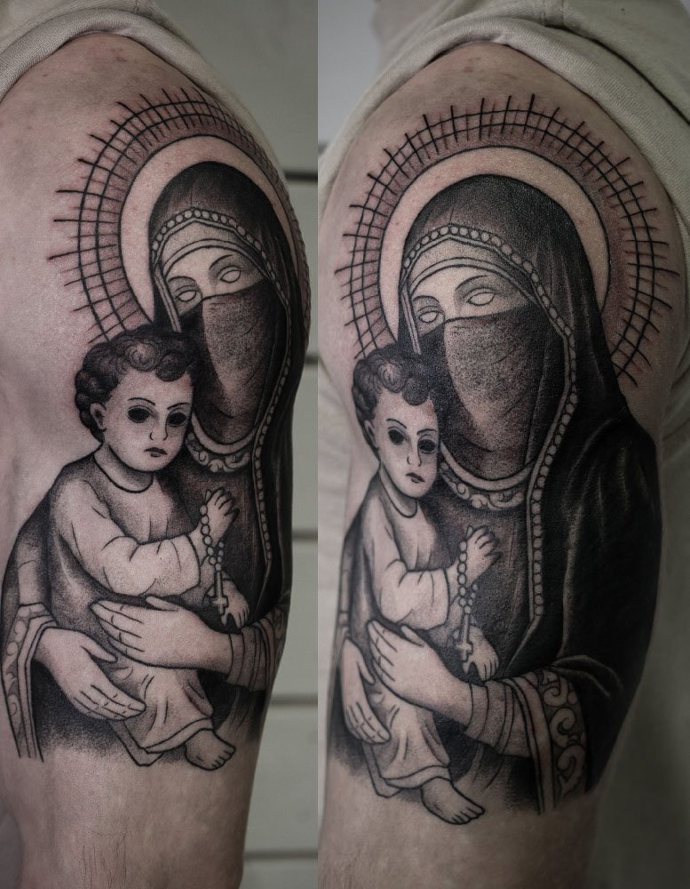 ikoni tatuointi tattoo icon religious