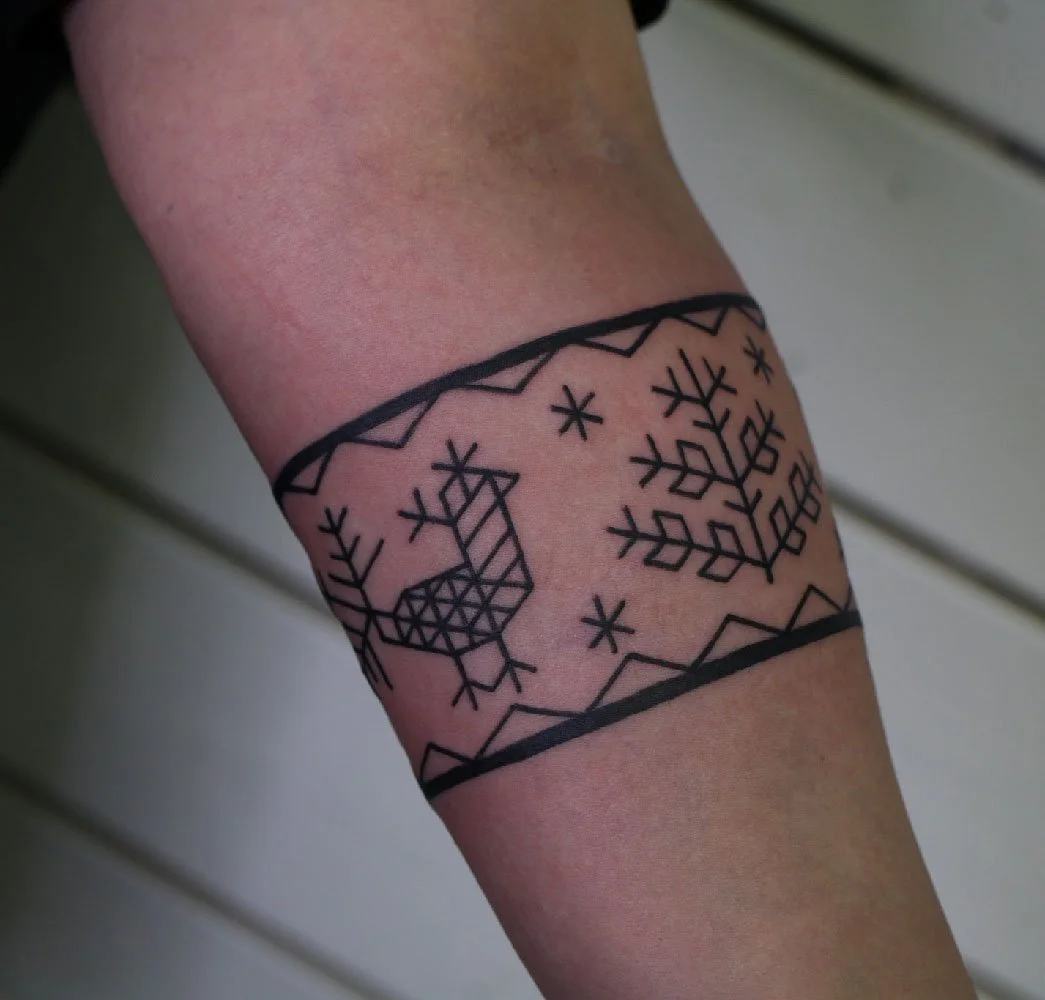 käspaikka tatuointi ristipisto tattoo folk