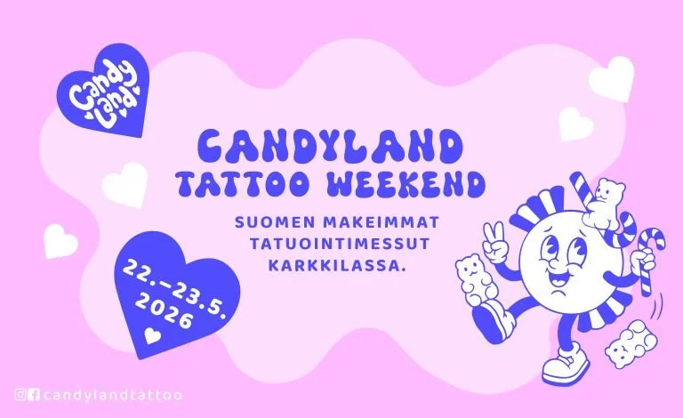 candyland tattoo weekend karkkila tatuointi