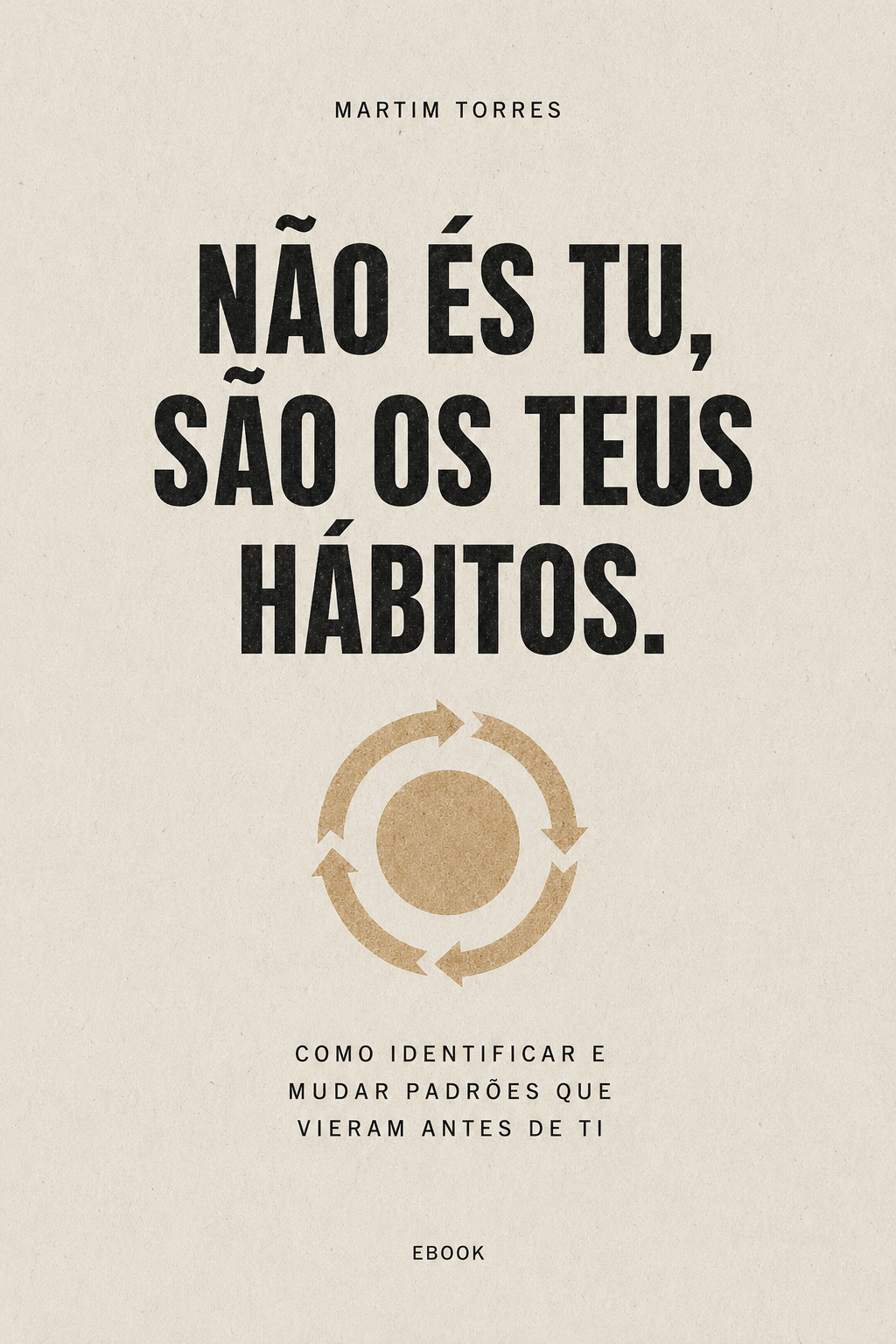 Não és tu, são os teus hábitos.