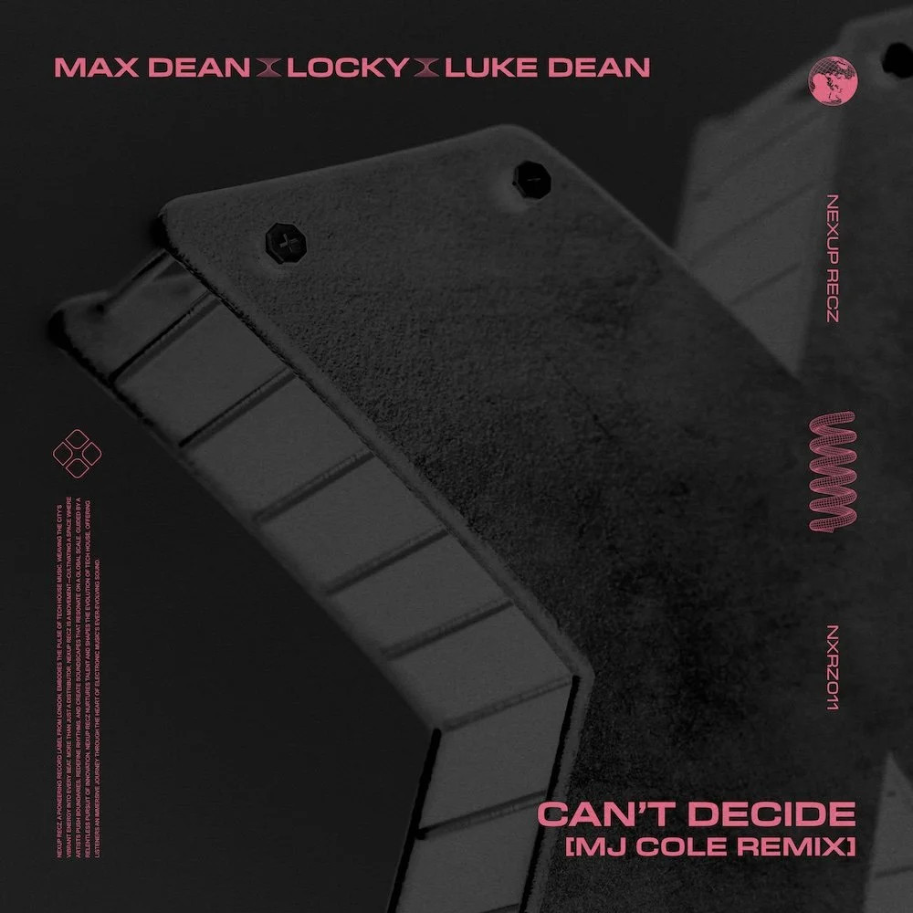 MJ Cole remix of Max Dean "Cant Decide" Cover Art