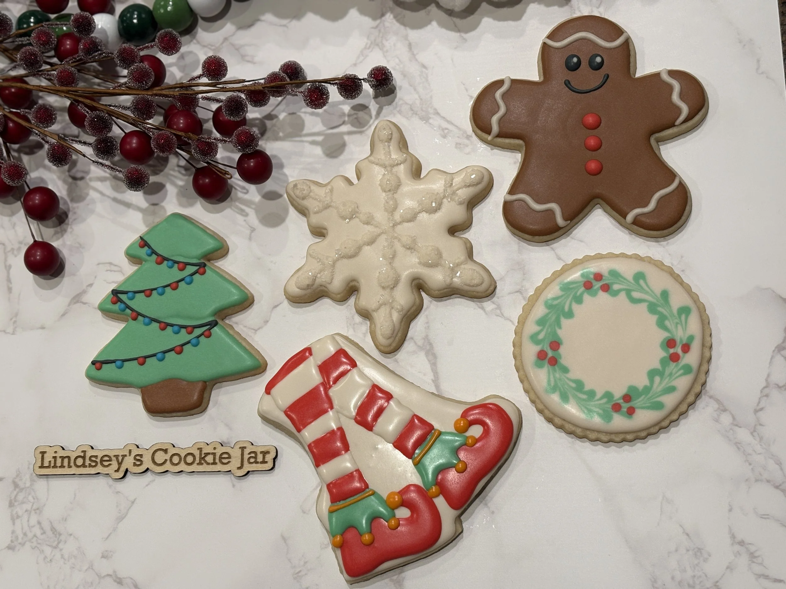 Vanilla, Chocolate, Citrus Gingerbread, Peppermint Vanilla