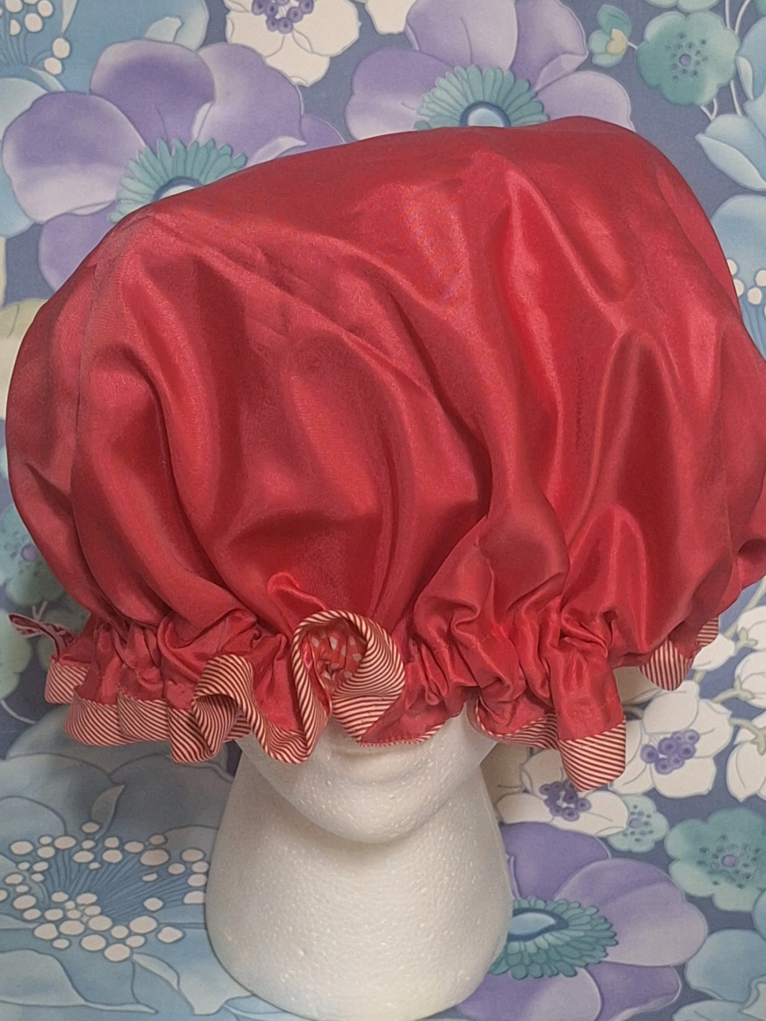 Satin Sleep Bonnet/ Sleep Cap/ Reduce Breakage & Wake Up With Smooth Hair- Alie Jane