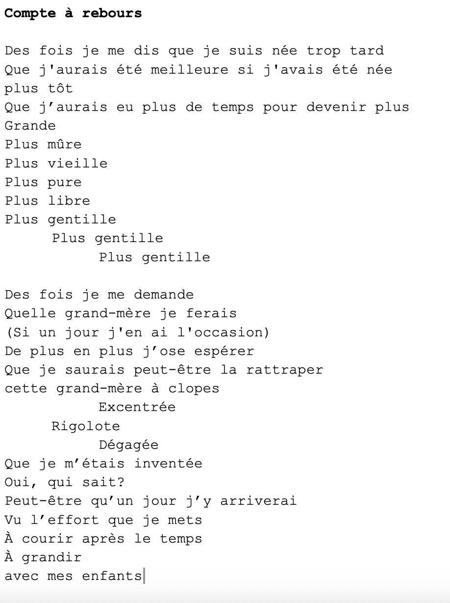 Compte à rebours