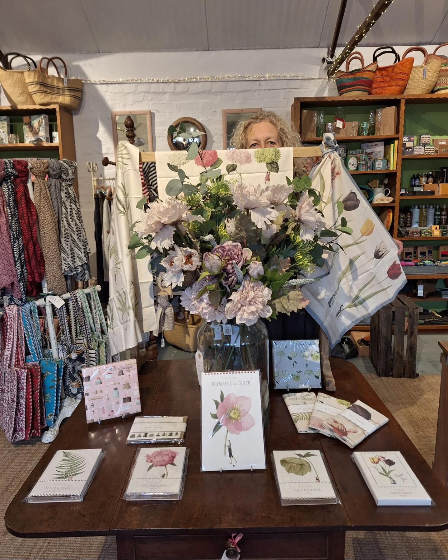 Despite the up and down weather we're feeling all Spring like at the shop with this lovely new range that has arrived this week. The beautiful illustrations are by the very talented Laura Stoddard - we've got tea towels, notecards, greetings cards, p