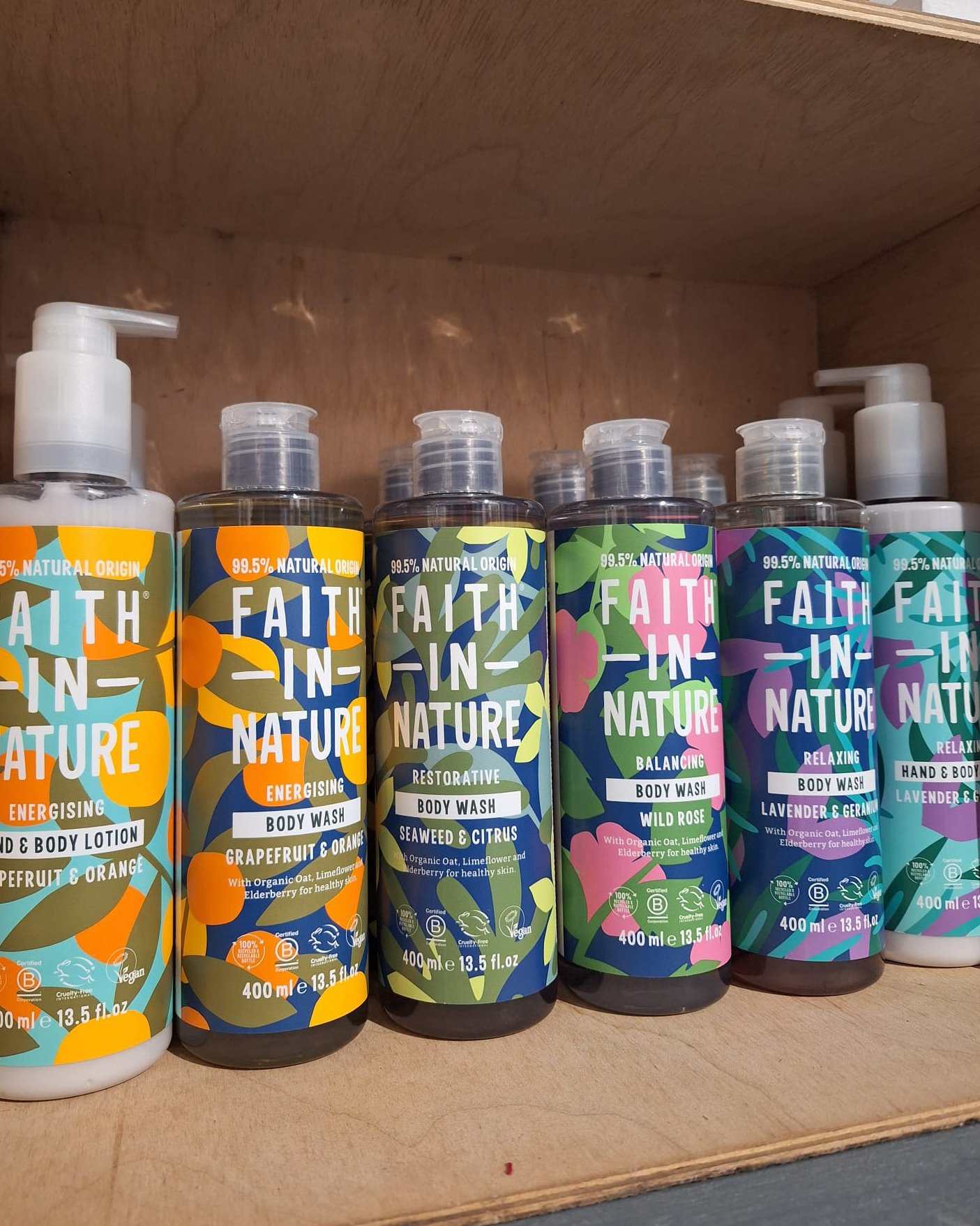 We've wanted to add an 'everyday' range of wellbeing products to the shop for a while, and after a lot of browsing (and sniffing!) decided that Faith in Nature really did offer it all - lovely natural formulations, a range of scents, beautiful packag