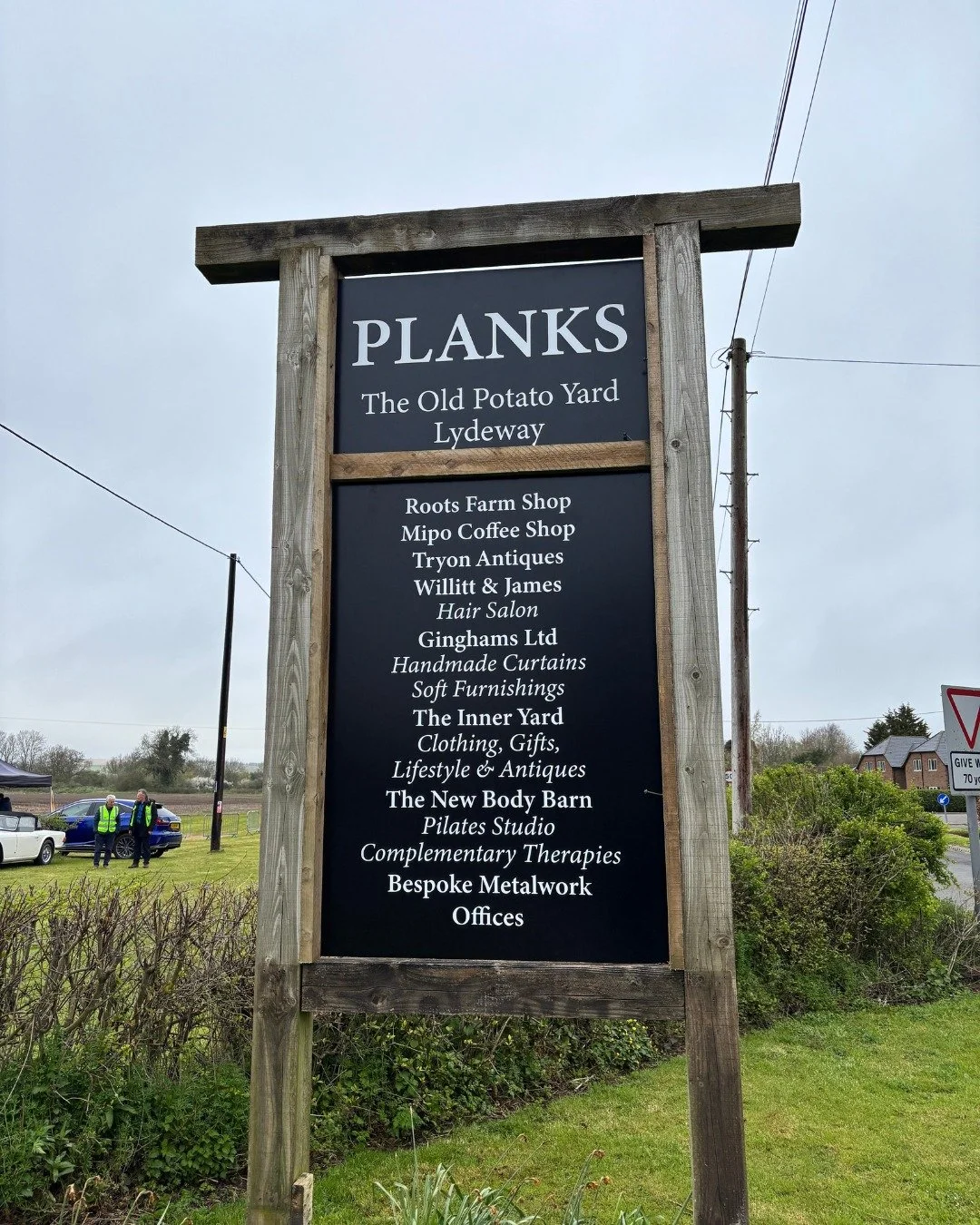 Have you seen our fancy new sign at The Old Potato Yard! Thank you to Nick and Sharon for sorting that out - what a lovely collection of businesses we are 🥰

Also just a note about the Wessex Water road works signs that are popping up on the B3098 -