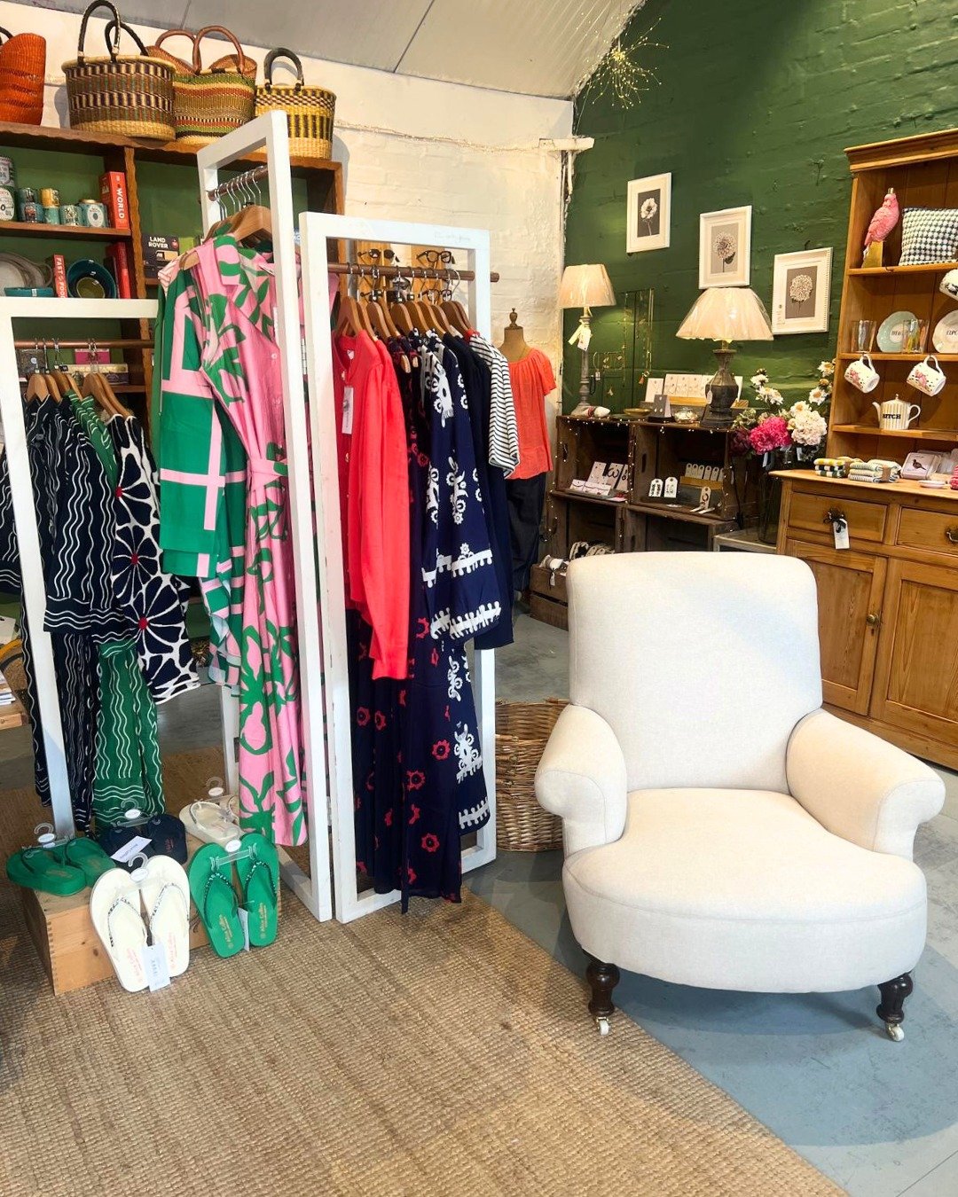 As you know most of the clothes we sell are 'one size' and although they do fit the majority of people we do get asked for smaller or bigger sizes from time to time. So we've hunted out a lovely new brand that comes in sizes 10-18 and has a range of 