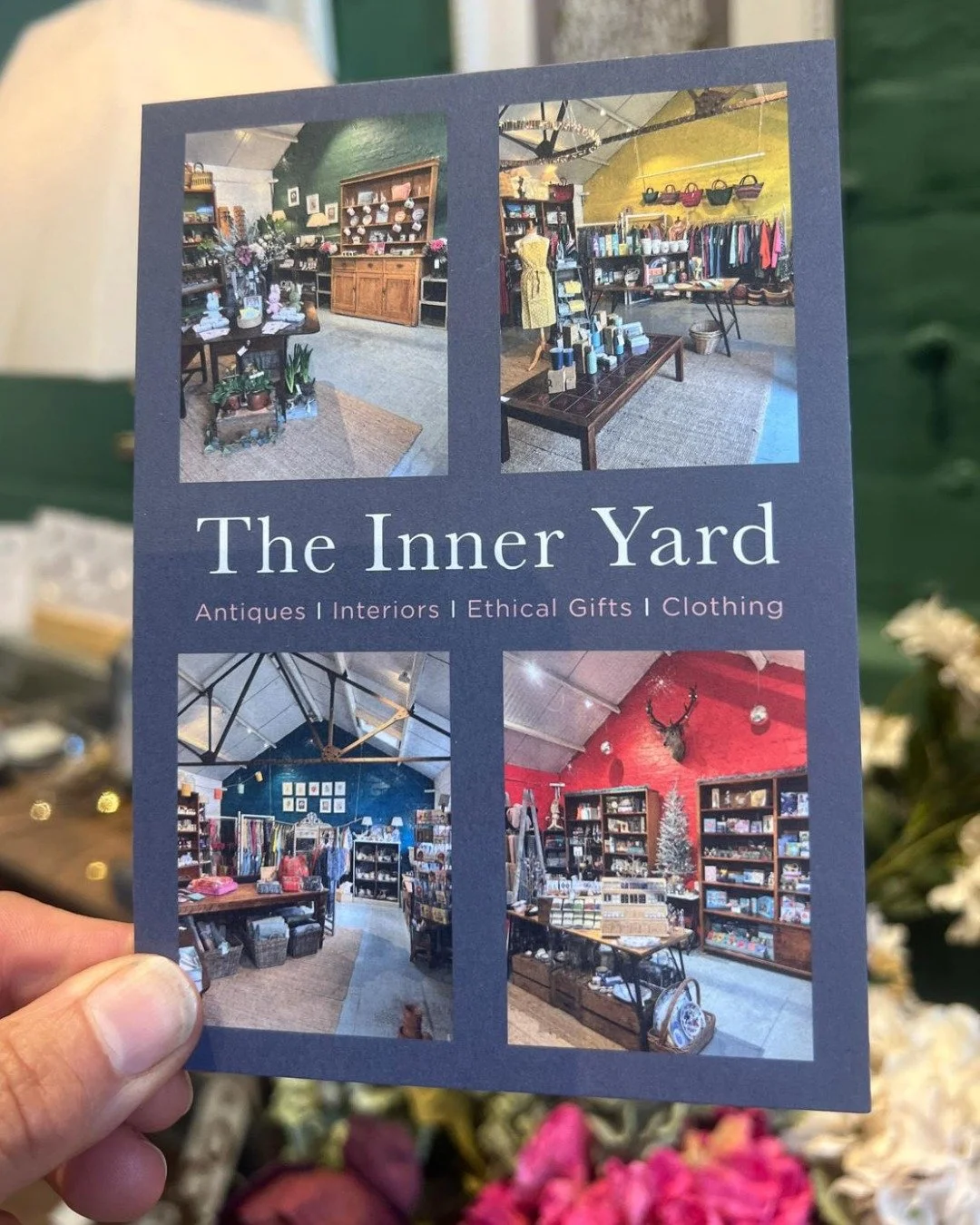 Look at our fancy new postcards - a little trip down memory lane of some of the different colour walls over the years. We've also got some smart new swing tags and stickers... it's almost like we are a proper shop 😬

#theinneryard #independentgiftsh
