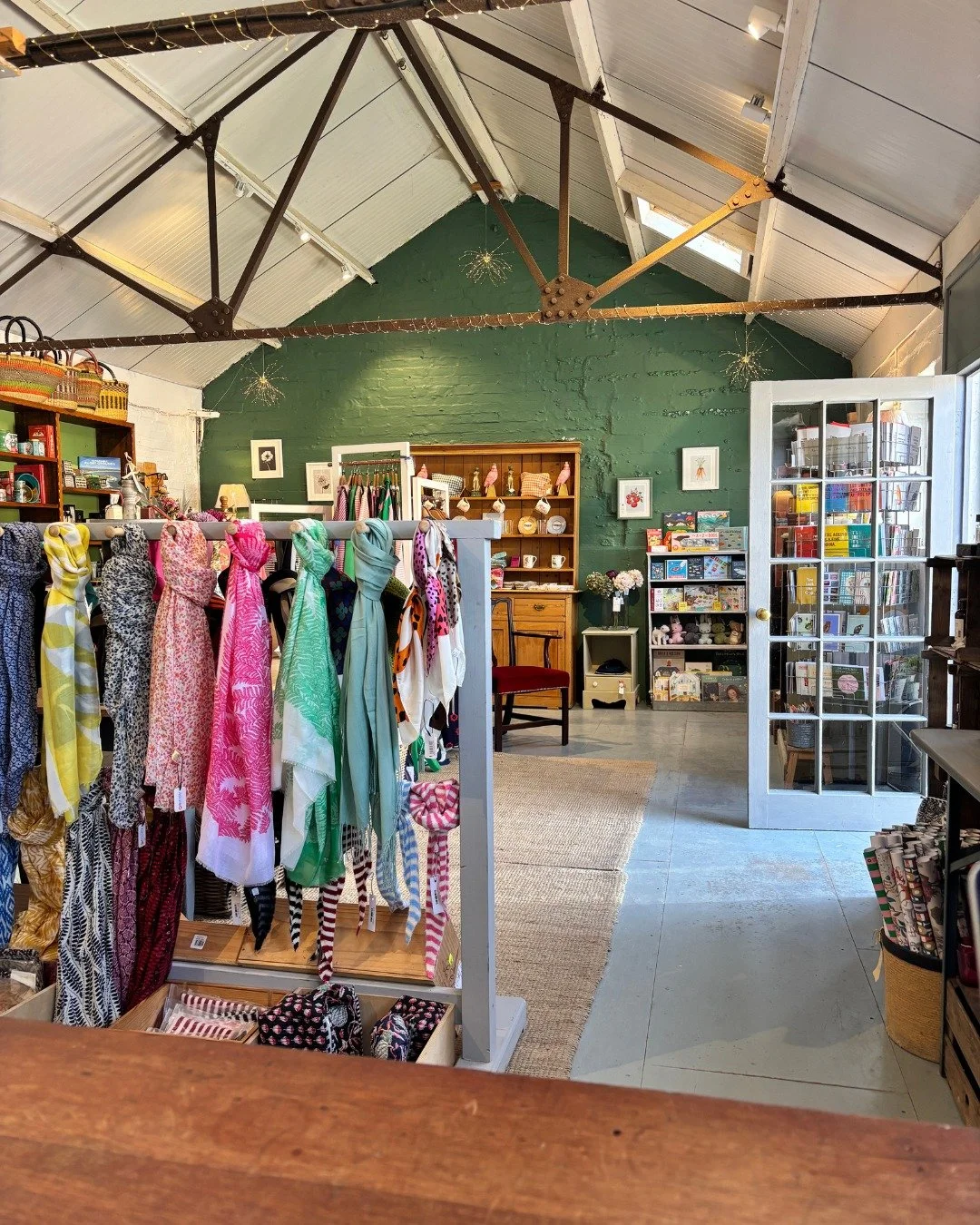 The shop comes into its own in this weather - the one positive of it being an old dairy! We love having the door open and seeing everyone sign with relief when they step into the coolness 🥰

#theinneryard #independentgiftshop #shoplocaldevizes #devi