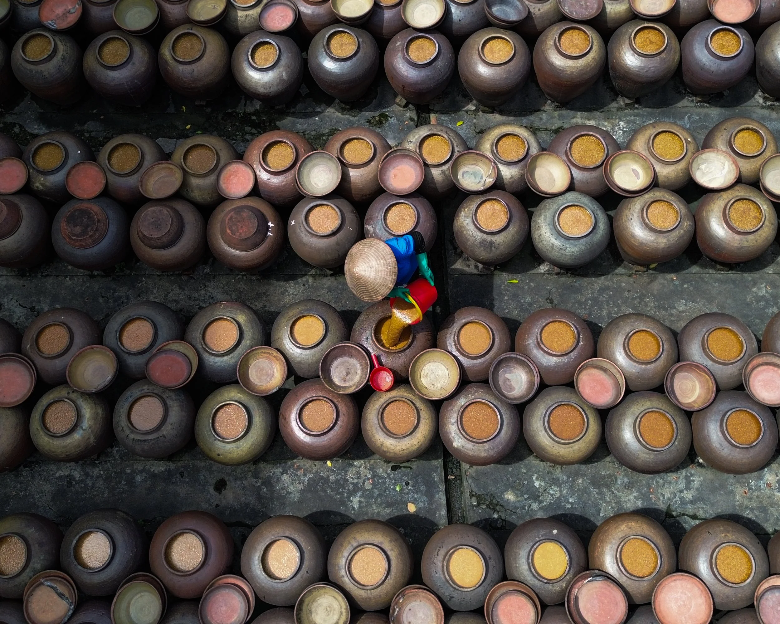 Soy sauce production in Hung Yen