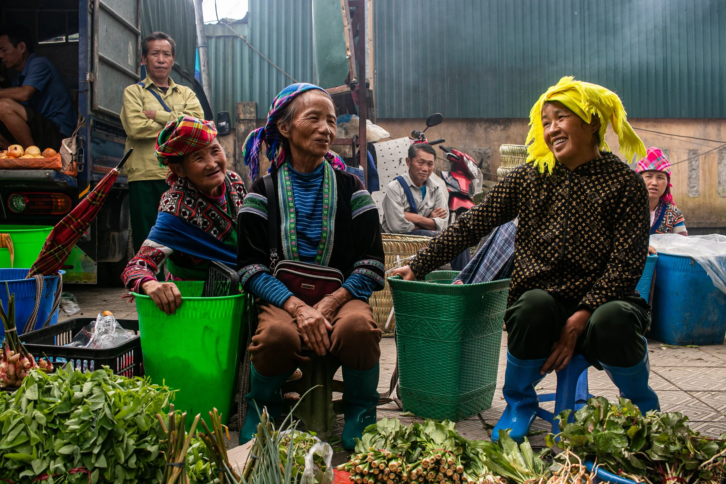 A tribal market in Lai Chau