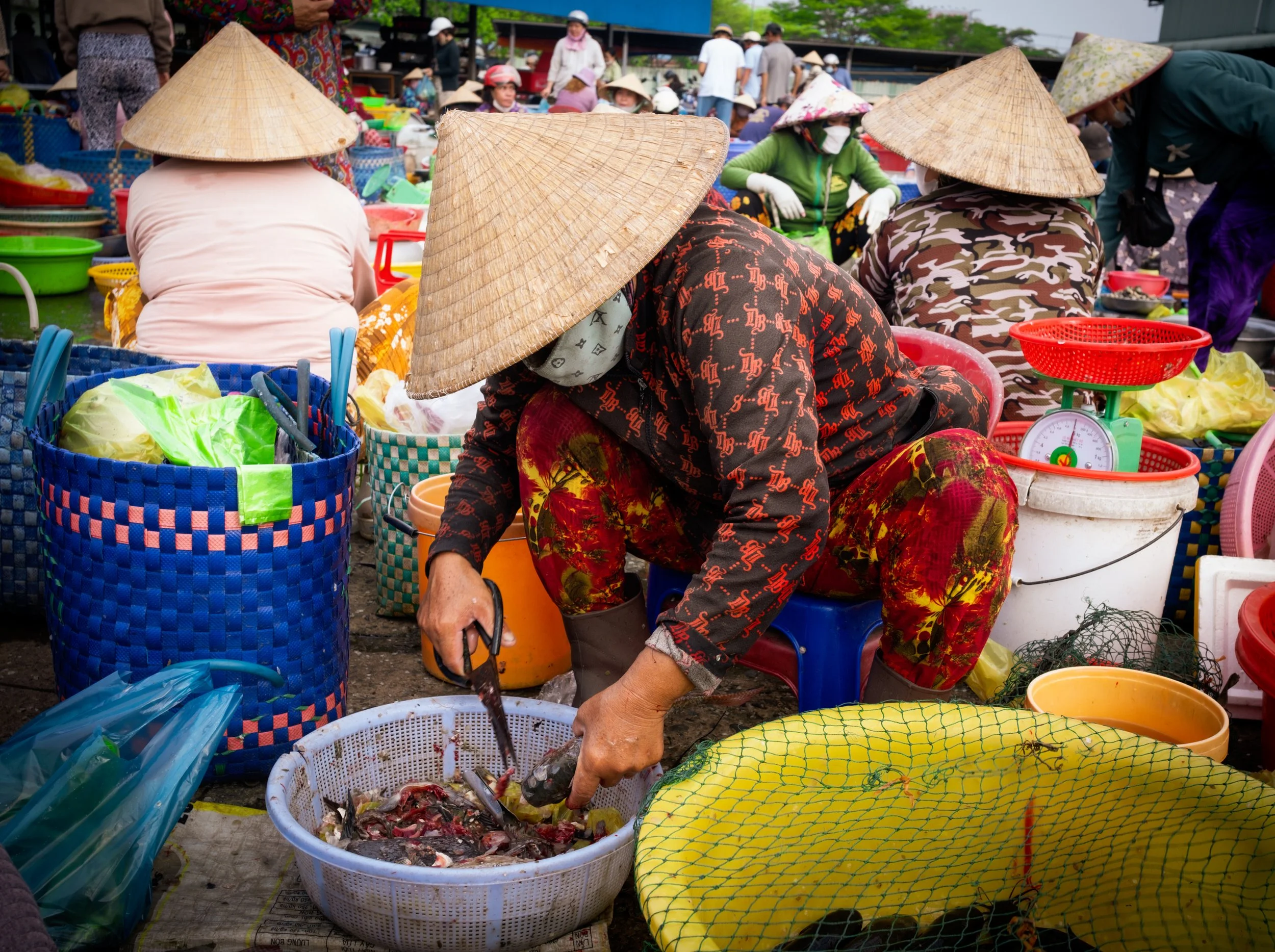 Chom hom market, Mekong Delta