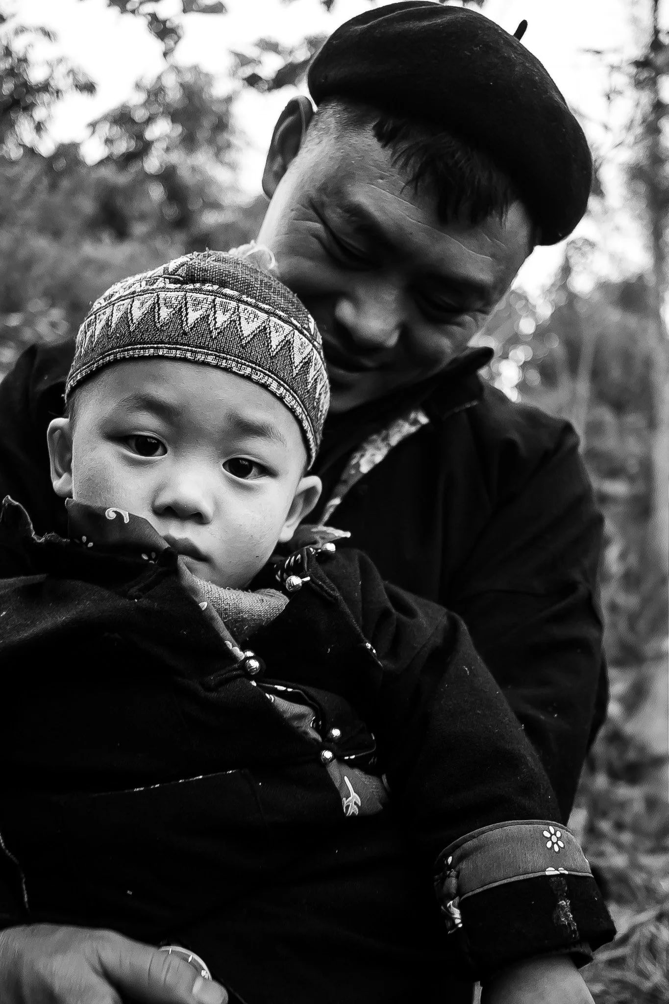 Dao ceremony father and son