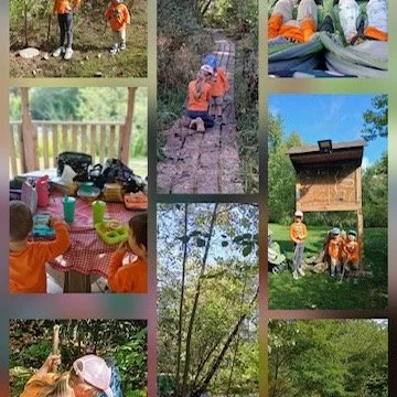 The children at play. Enjoying their time in nature.