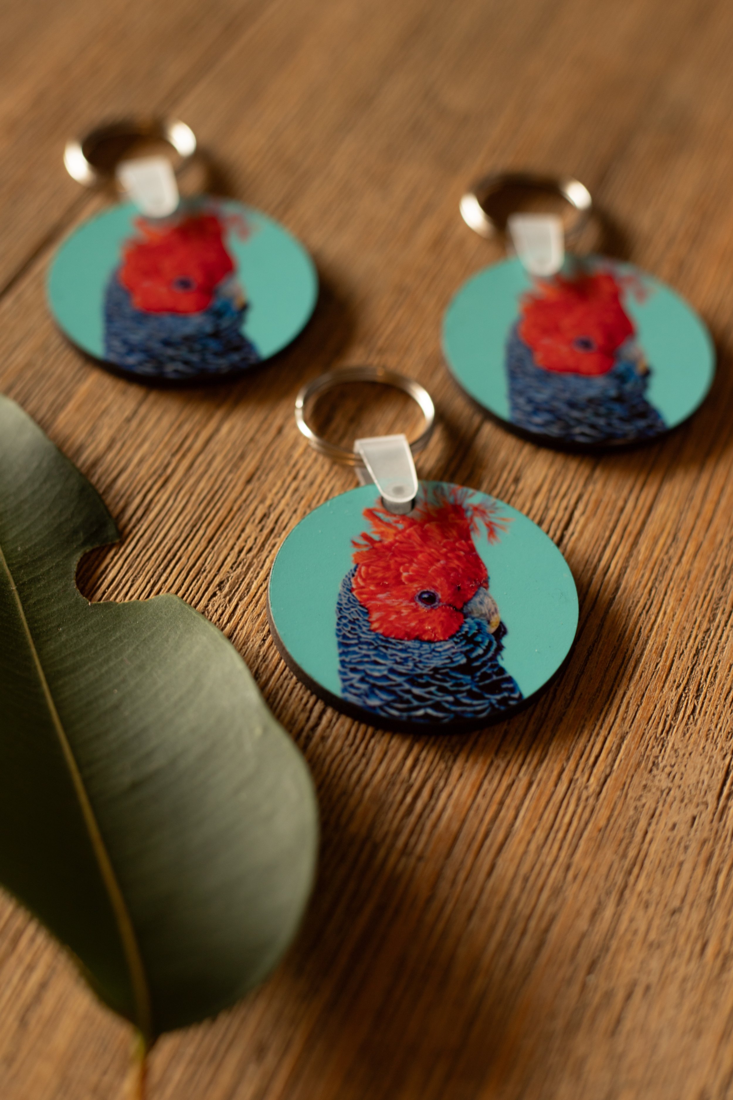 Gang Gang Cockatoo keyring