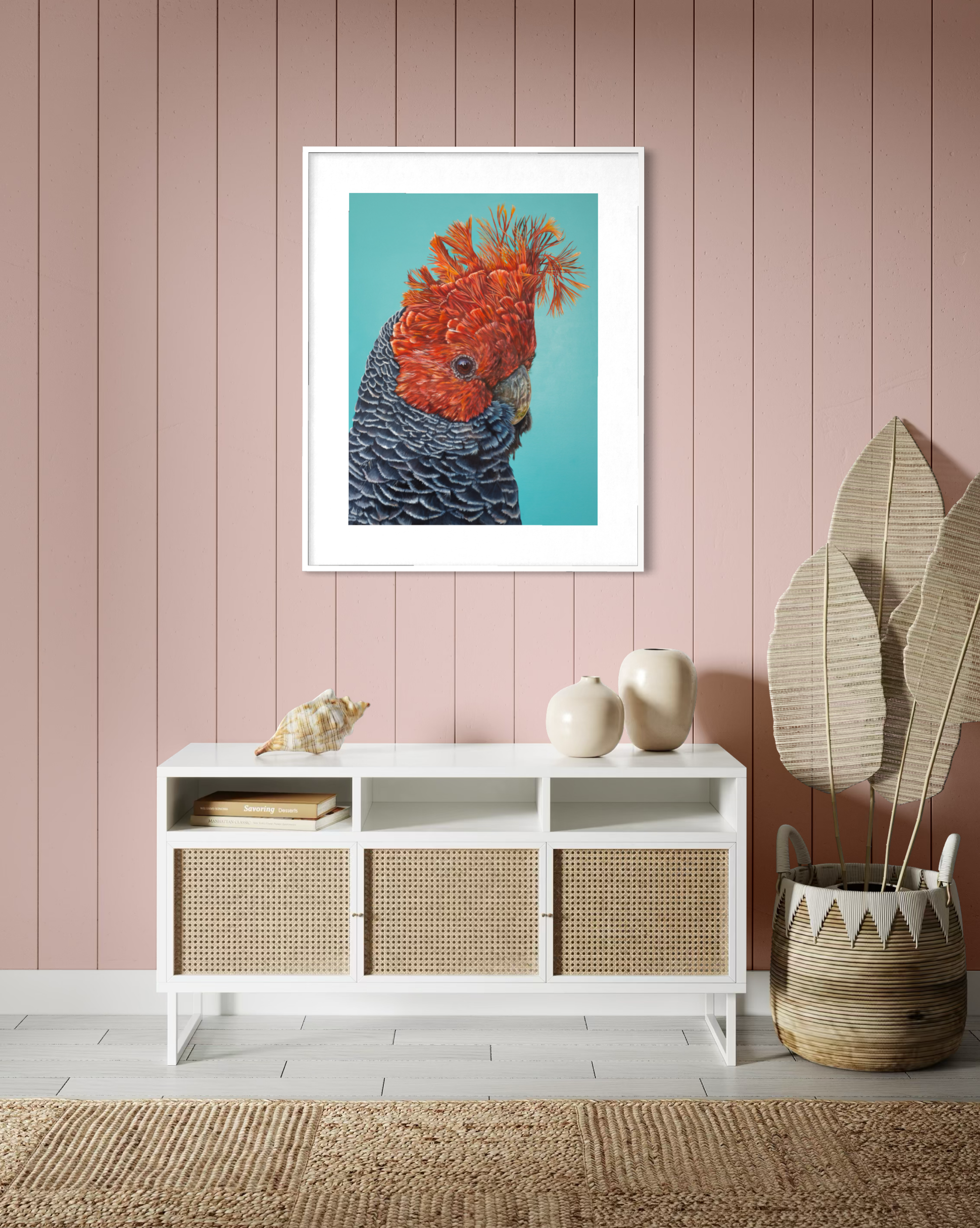 "Feather Frenzy" Fine Art Print