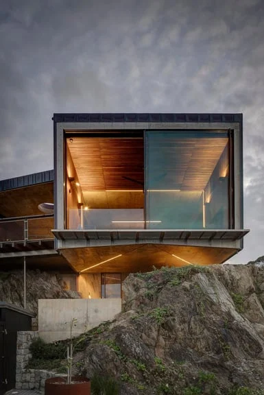 Two Point House by Drew Heath, exemplifying bespoke design and organic architecture in modern residential spaces