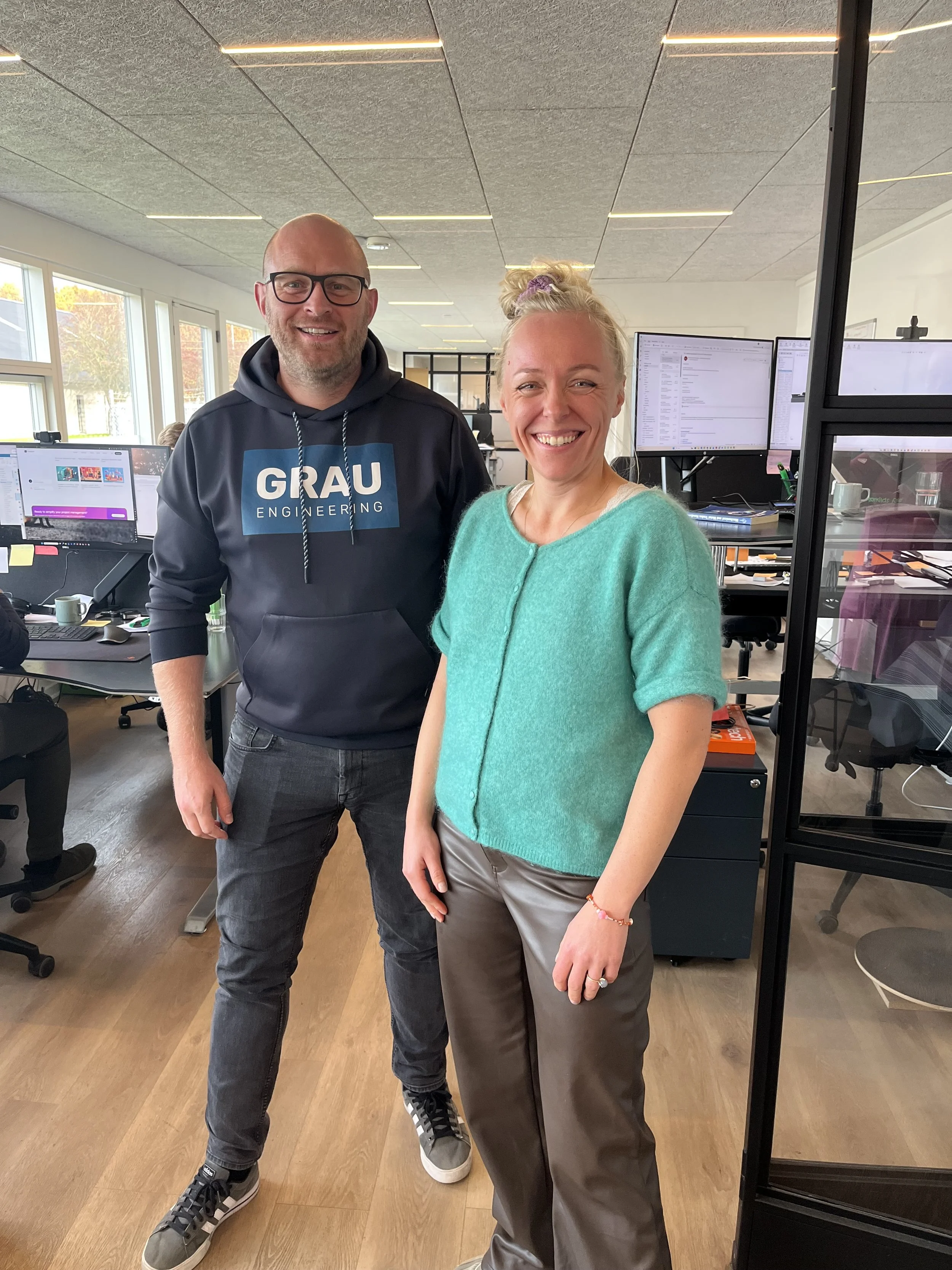 Michael Svensgaard Udviklings- og projektingeniør, Grau Engineering ved deres årlige sundhedstjek