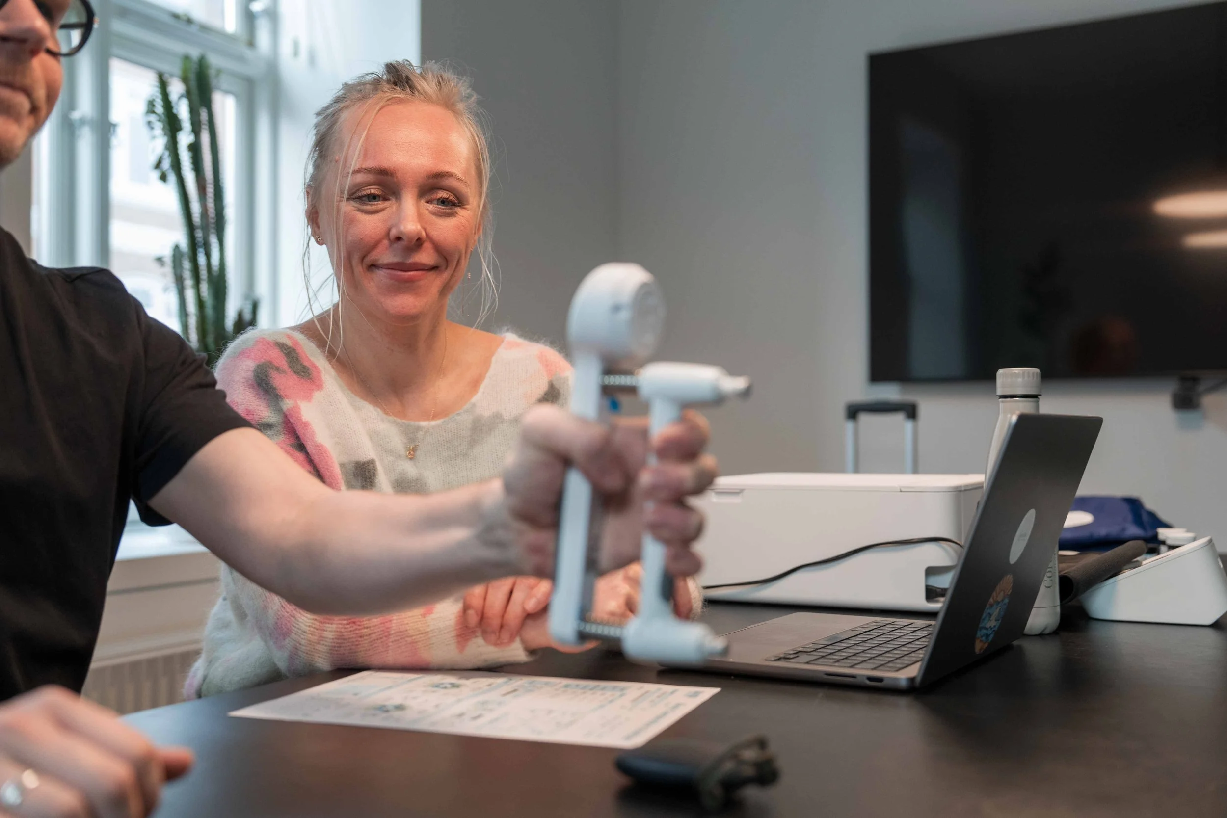 Grebsstyrketest ved sundhedstjek