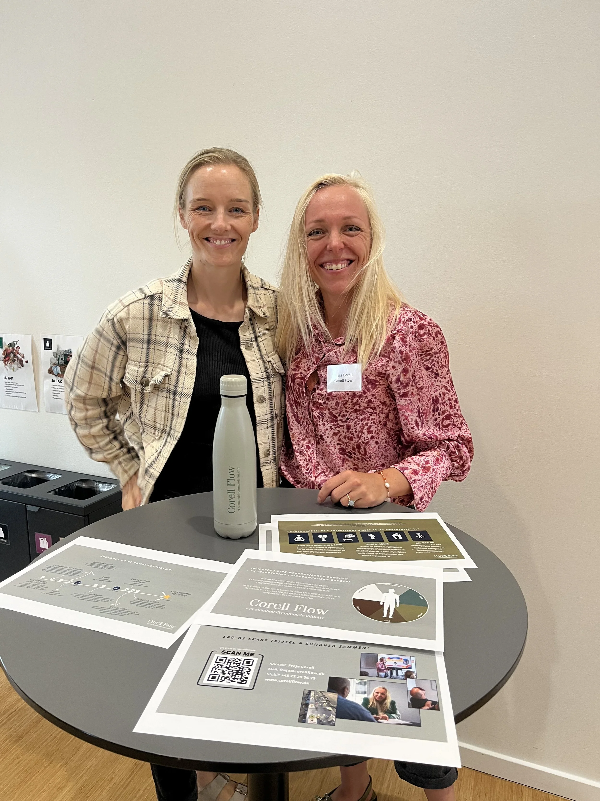 Corell Flow på messestand