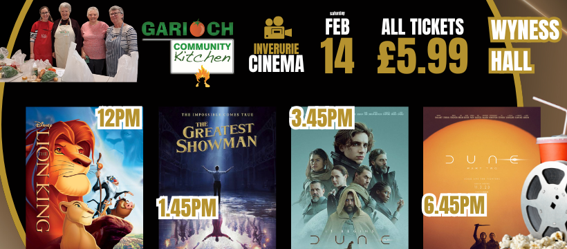 Inverurie Cinema x Garioch Community Kitchen