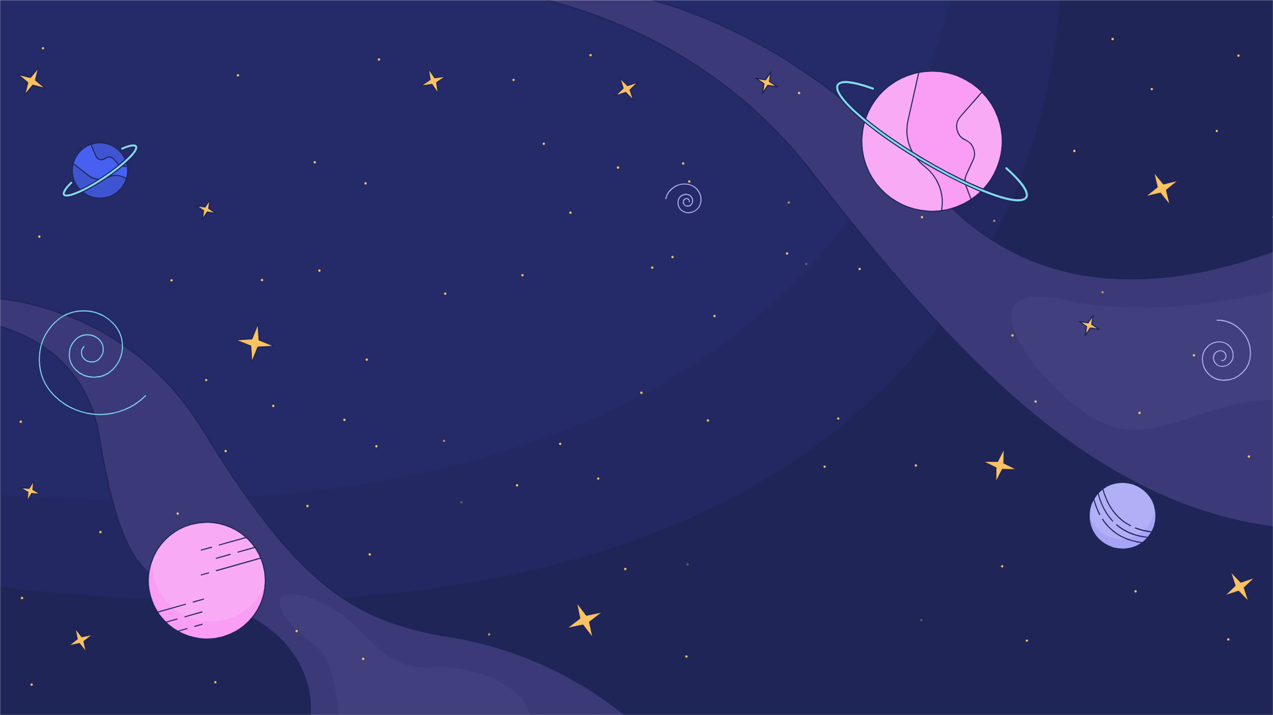 Planets in dark sky Horizontal 2 Desktop.png