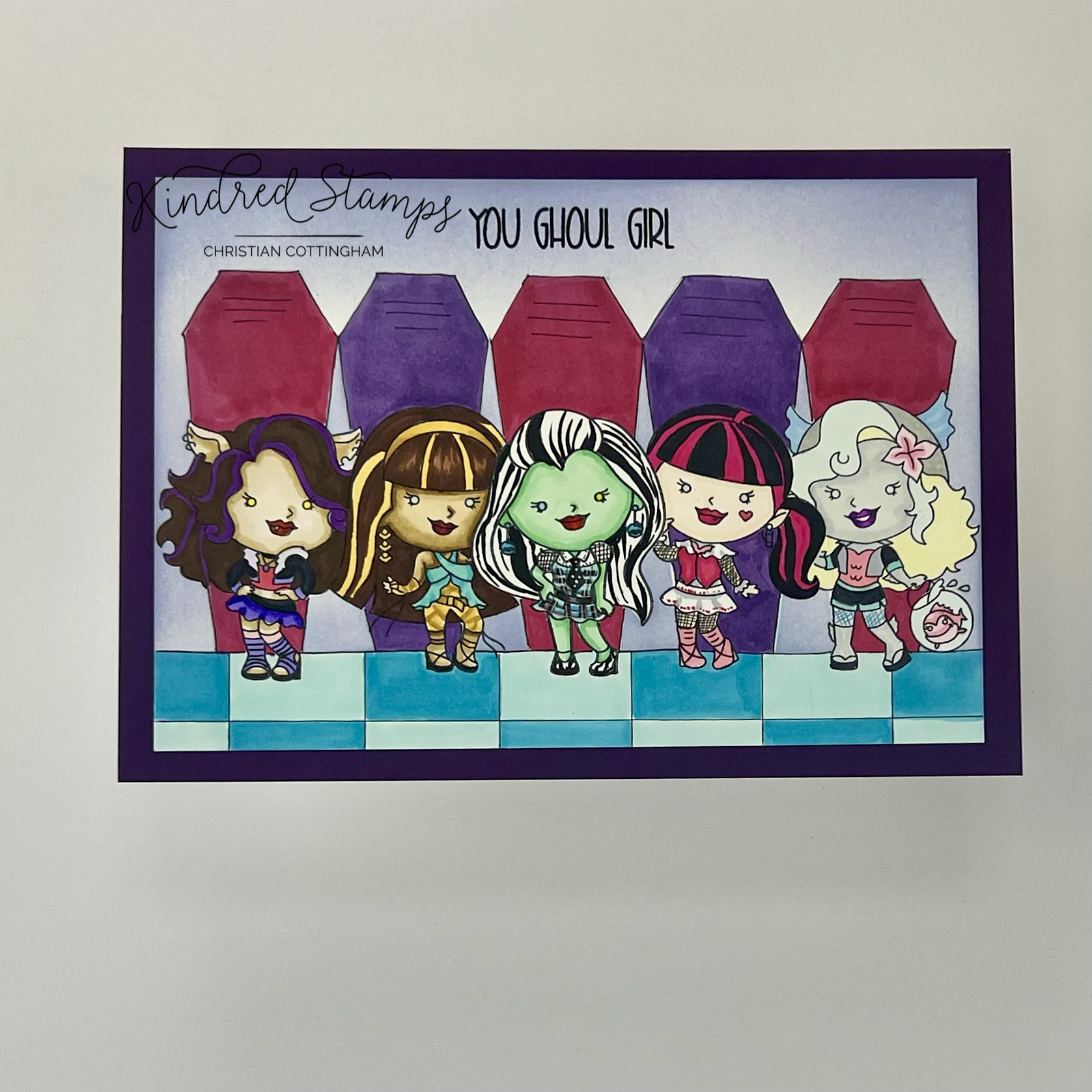 Ghoul Girls: Kindred Stamps August Release