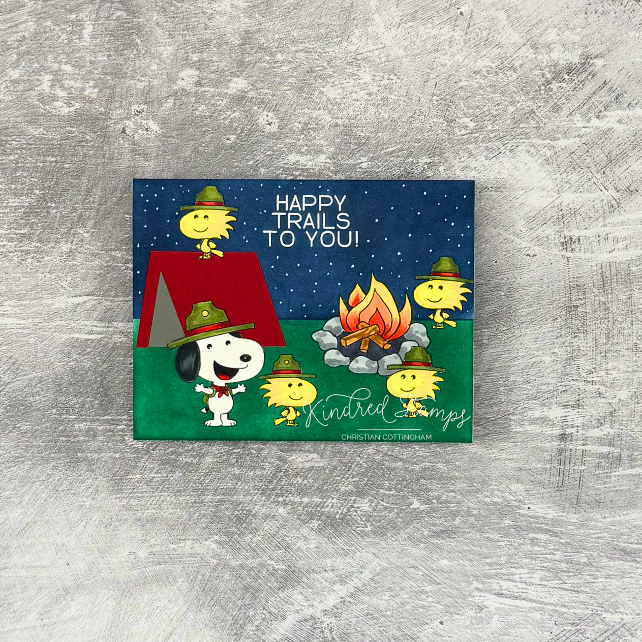 Comic Strip Scenes: Kindred Stamps September Release