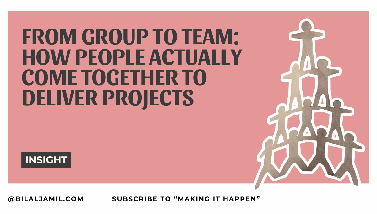 Project Team Development: From Group to Team