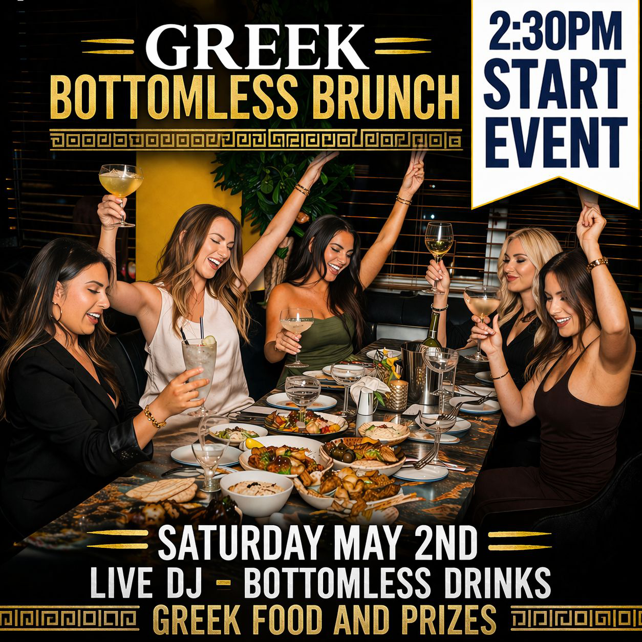 Bottomless Brunch Ticket — Sat 2 May 2026 — 2:30pm Seating